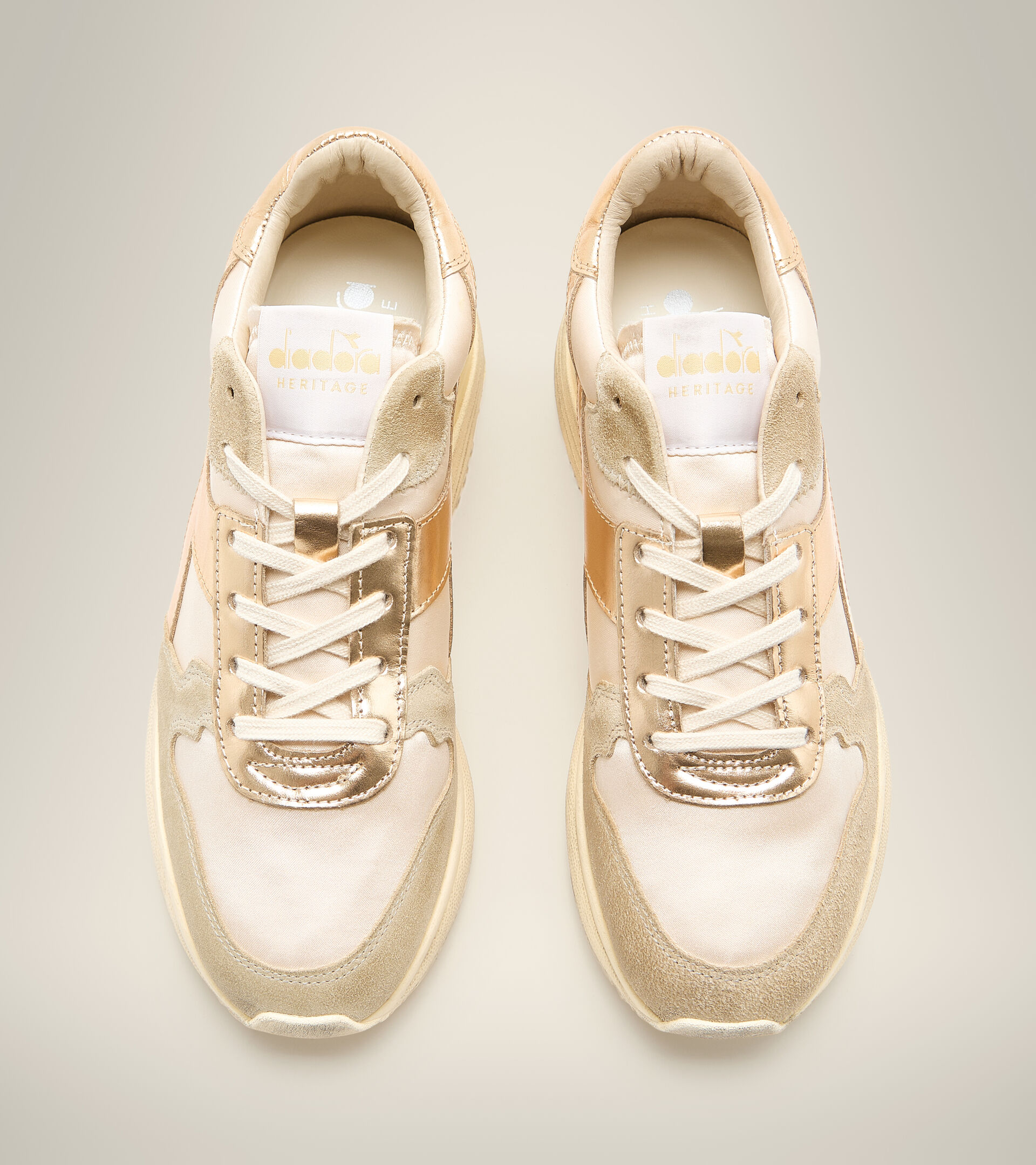 Heritage-Schuh - Damen VENUS QUEEN STRAHLEND ALABASTER BEIGE - Diadora