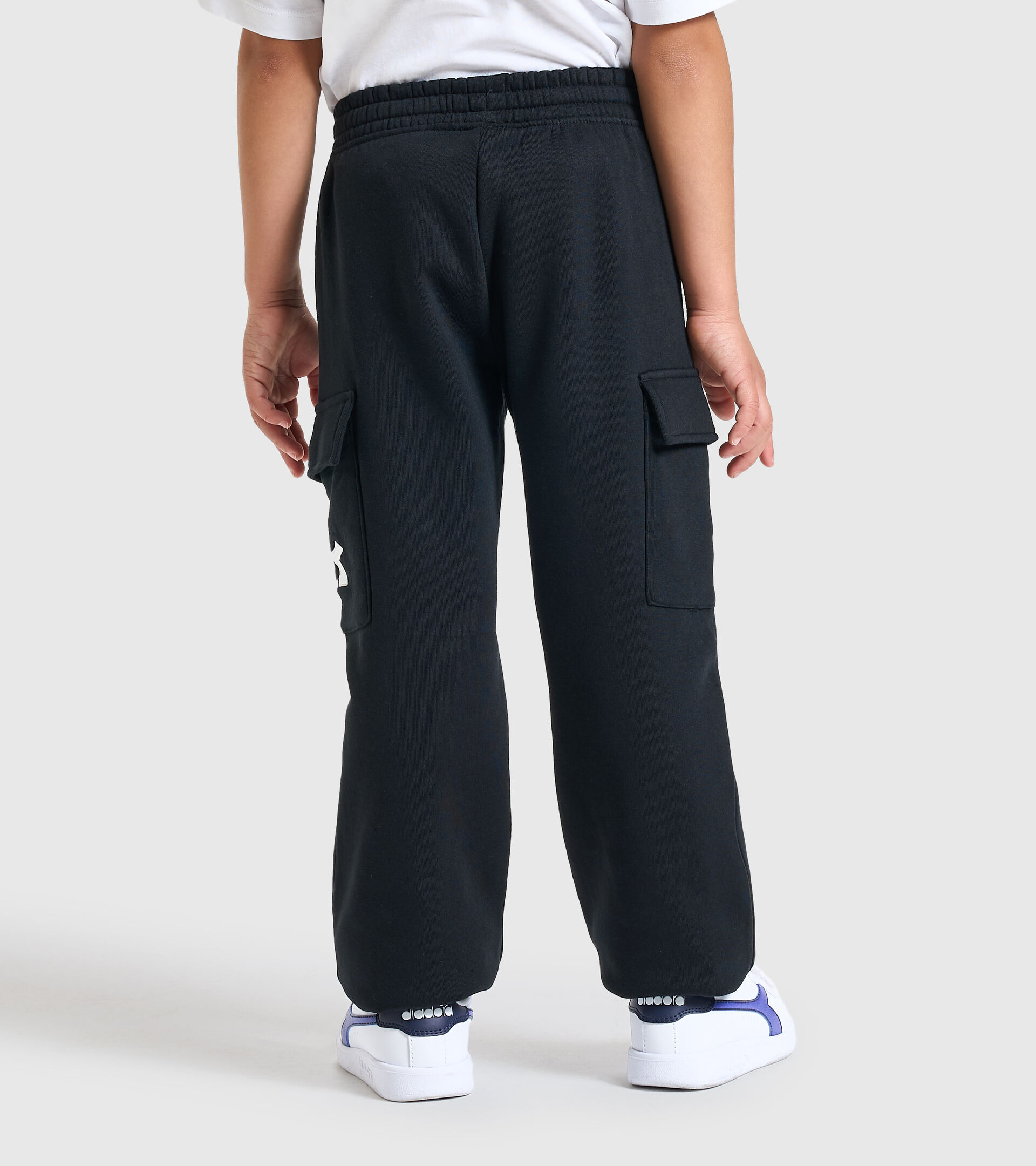 Sports trousers - Kids JB.PANTS CUFF HOOPLA BLACK - Diadora