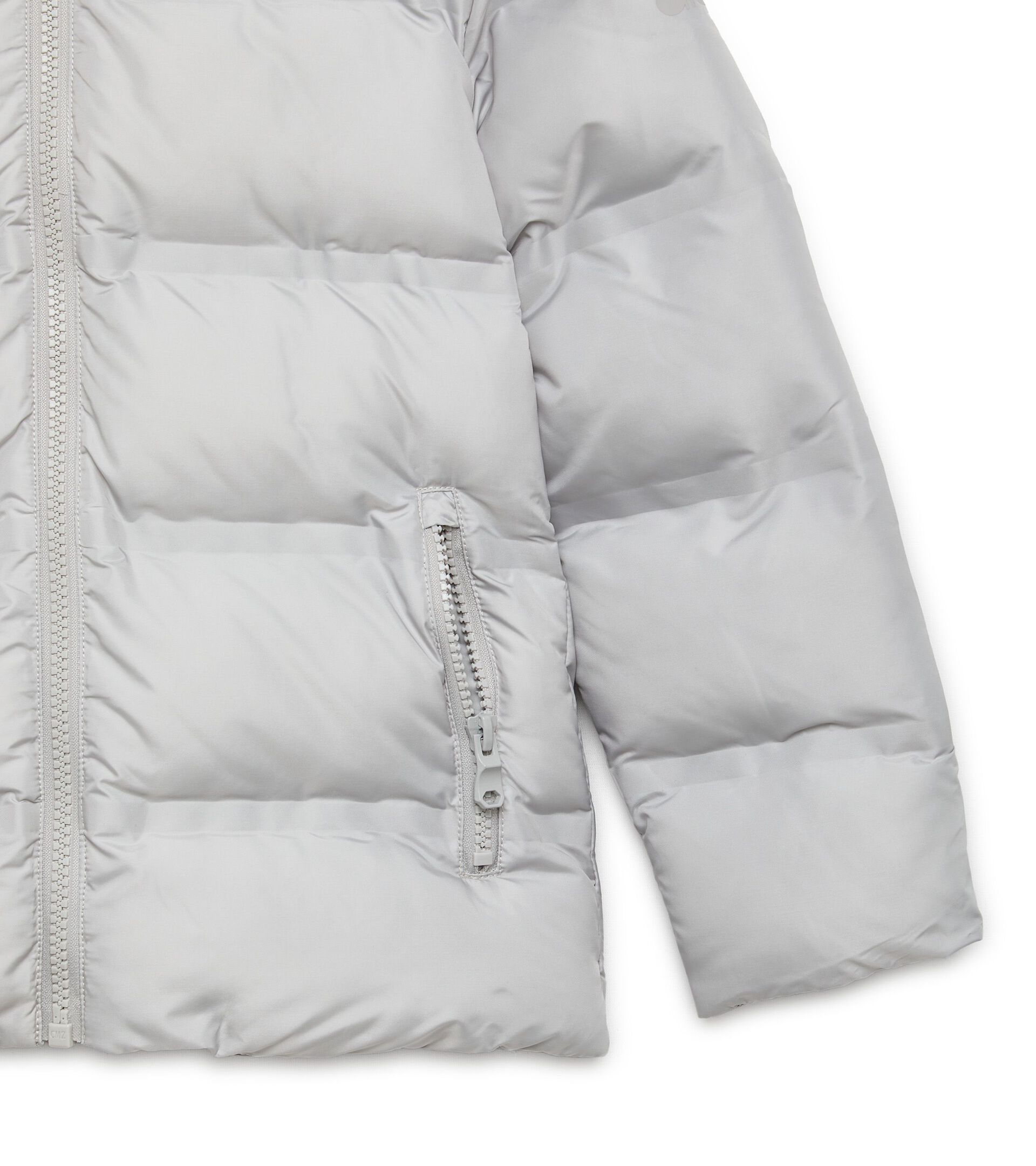 Puffer jacket - Girls JG. HOODIE INSULATED JACKET GREY ALASKA - Diadora