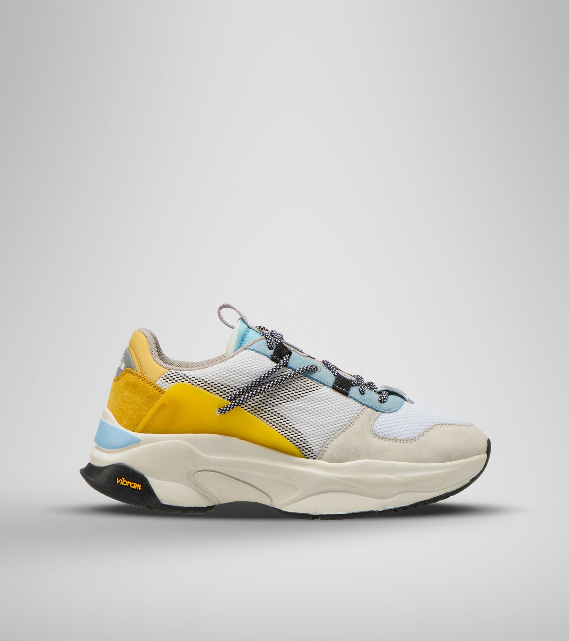 Sports shoe - Unisex TERRENA NYLON WHITE/YELLOW MET - Diadora