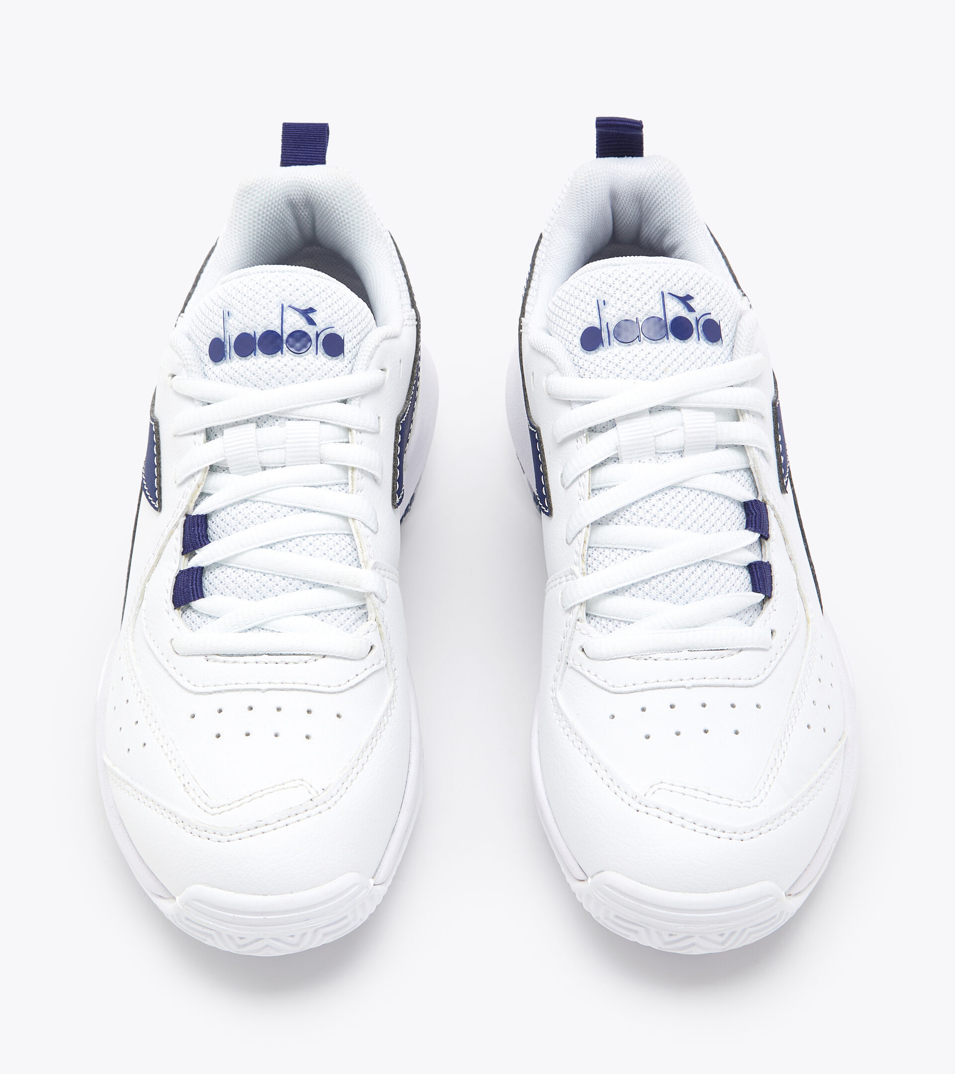 Tennis shoes for clay courts - Women S. CHALLENGE 5 W SL CLAY WHITE/BLUE PRINT - Diadora