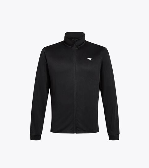 TRACK JACKET SCUDETTO, NEGRO Chaqueta de fútbol con cremallera - Unisex TRACK JACKET SCUDETTO NEGRO - Diadora