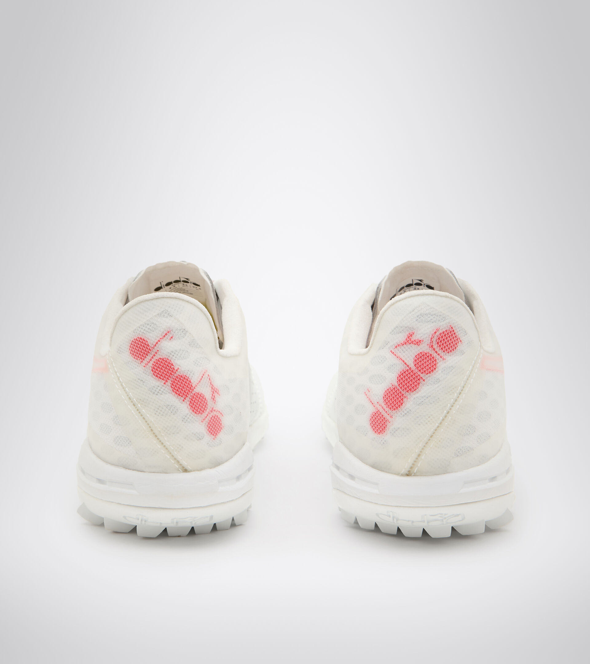 Futsal boot - Specific outsole for synthetic/hard grounds BRASIL SALA TF WHITE/FLUO RED - Diadora