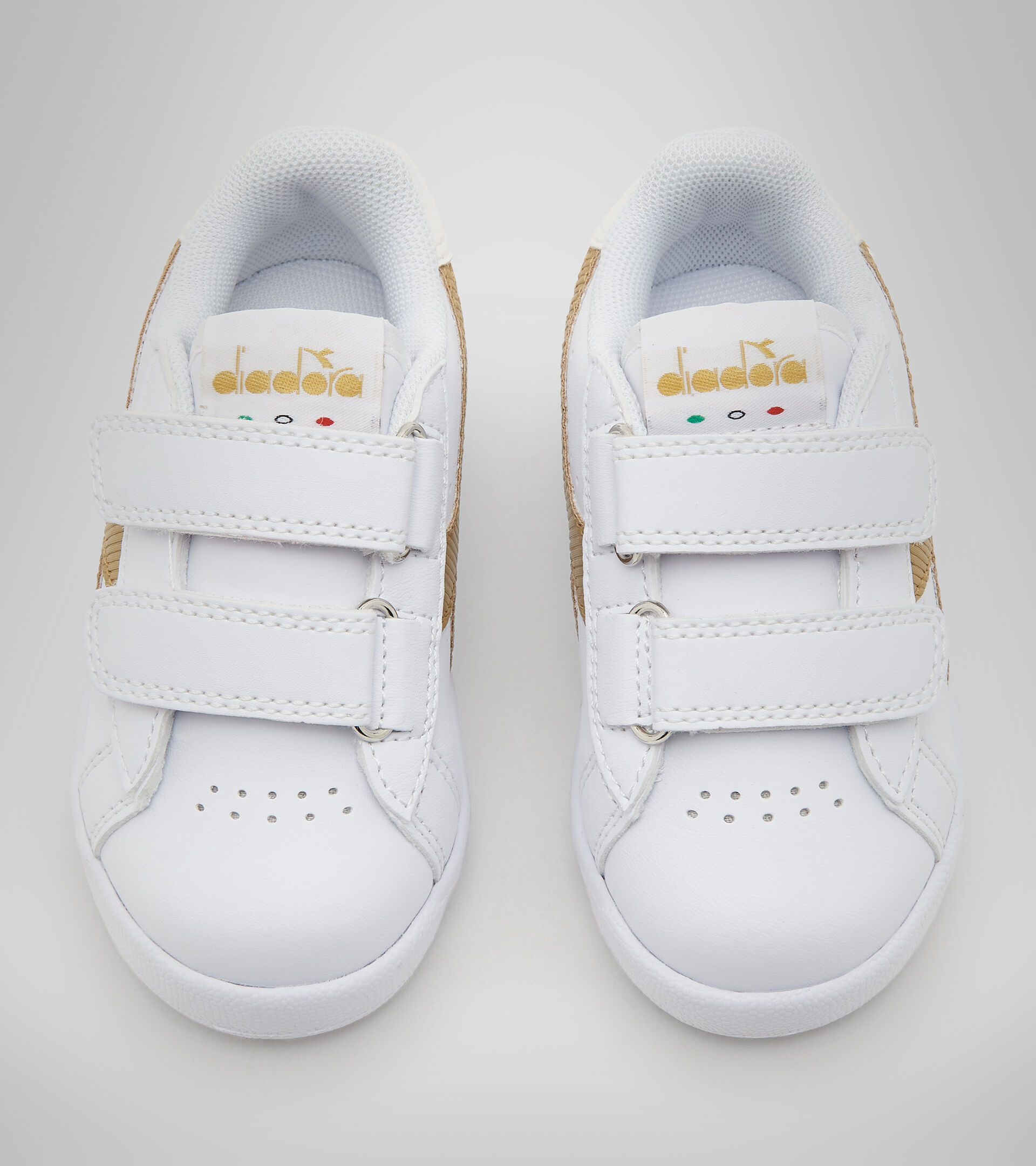 Sports shoes - Toddlers 1-4 years GAME P TD GIRL WHITE/GOLD - Diadora