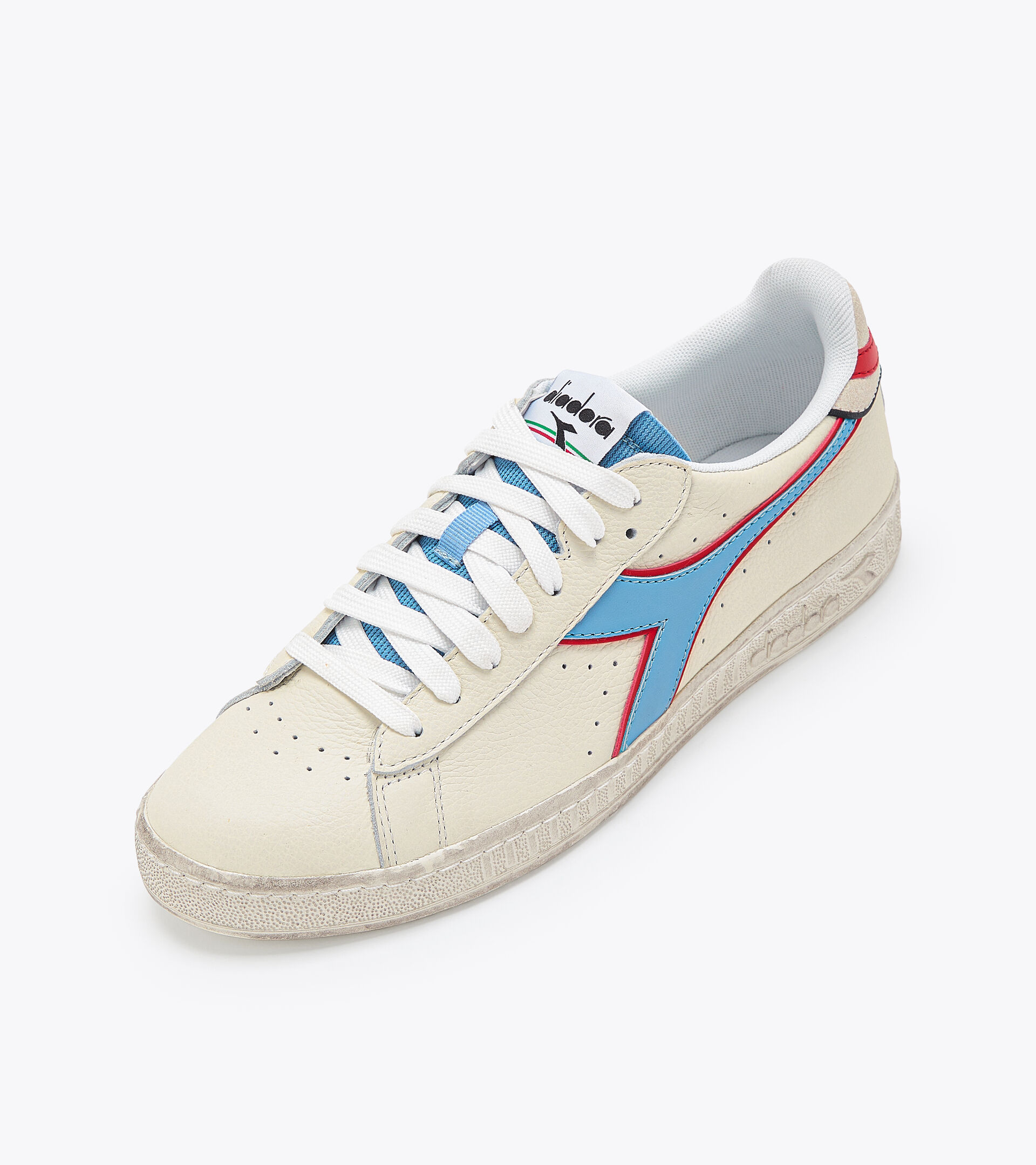 Sports shoe - Unisex GAME L LOW ICONA WHITE/DUSK BLUE - Diadora