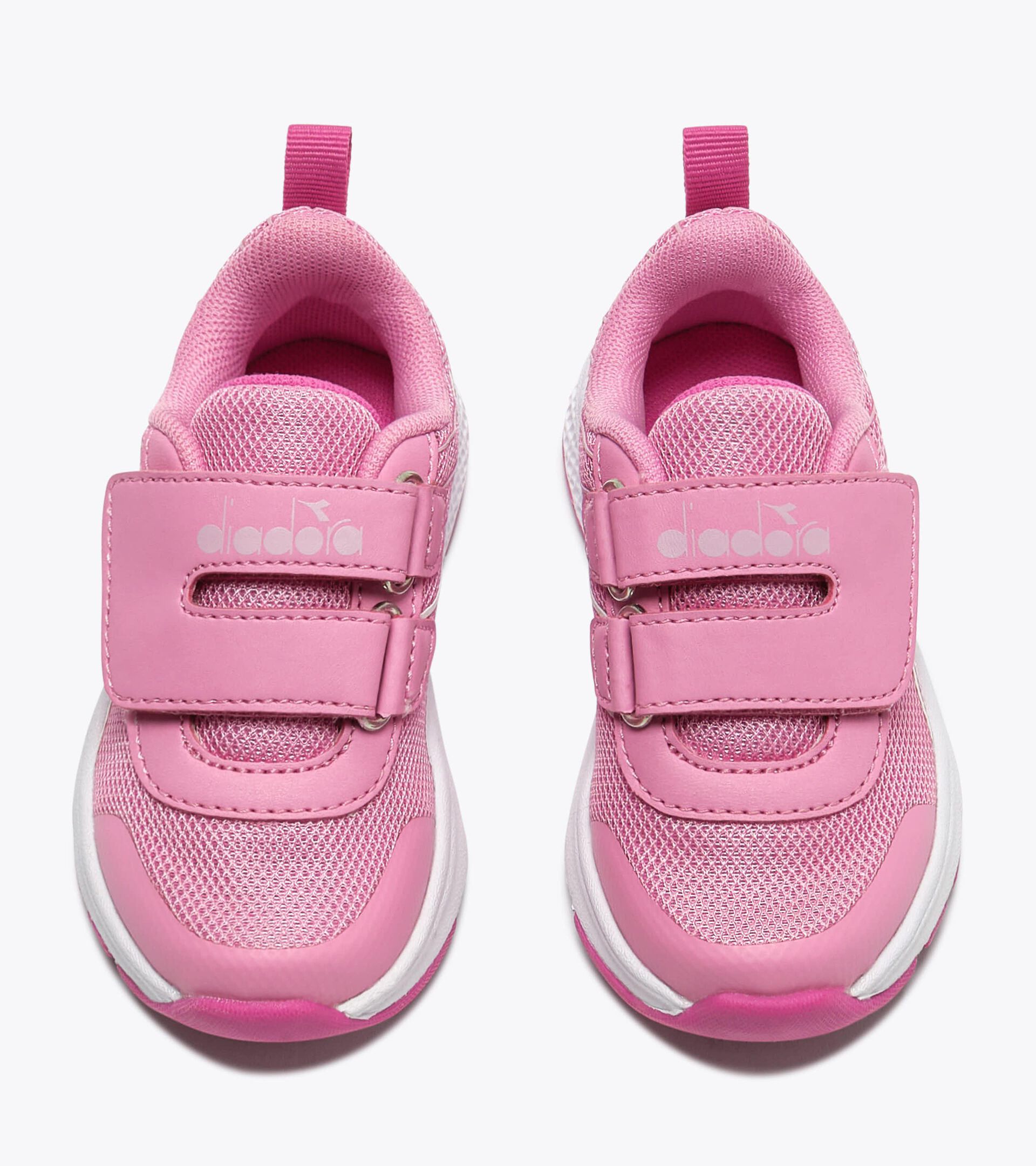 Kids&rsquo; sports shoe - 1 to 3 years
 FALCON 6 I BEGONIA PINK/WHITE - Diadora