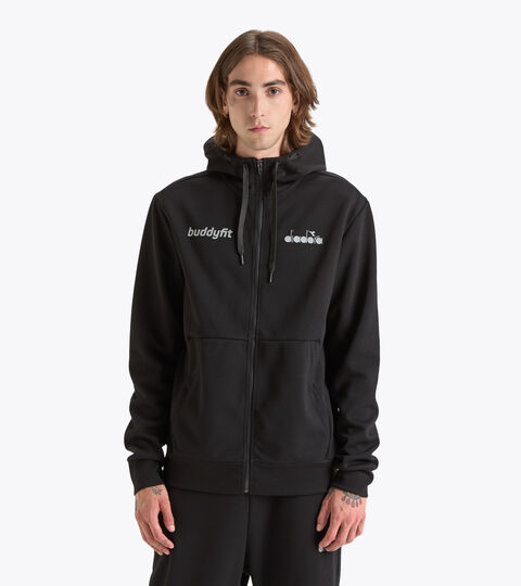 Trainings-Sweatshirt - Herren HD FZ SWEAT BUDDYFIT SCHWARZ - Diadora