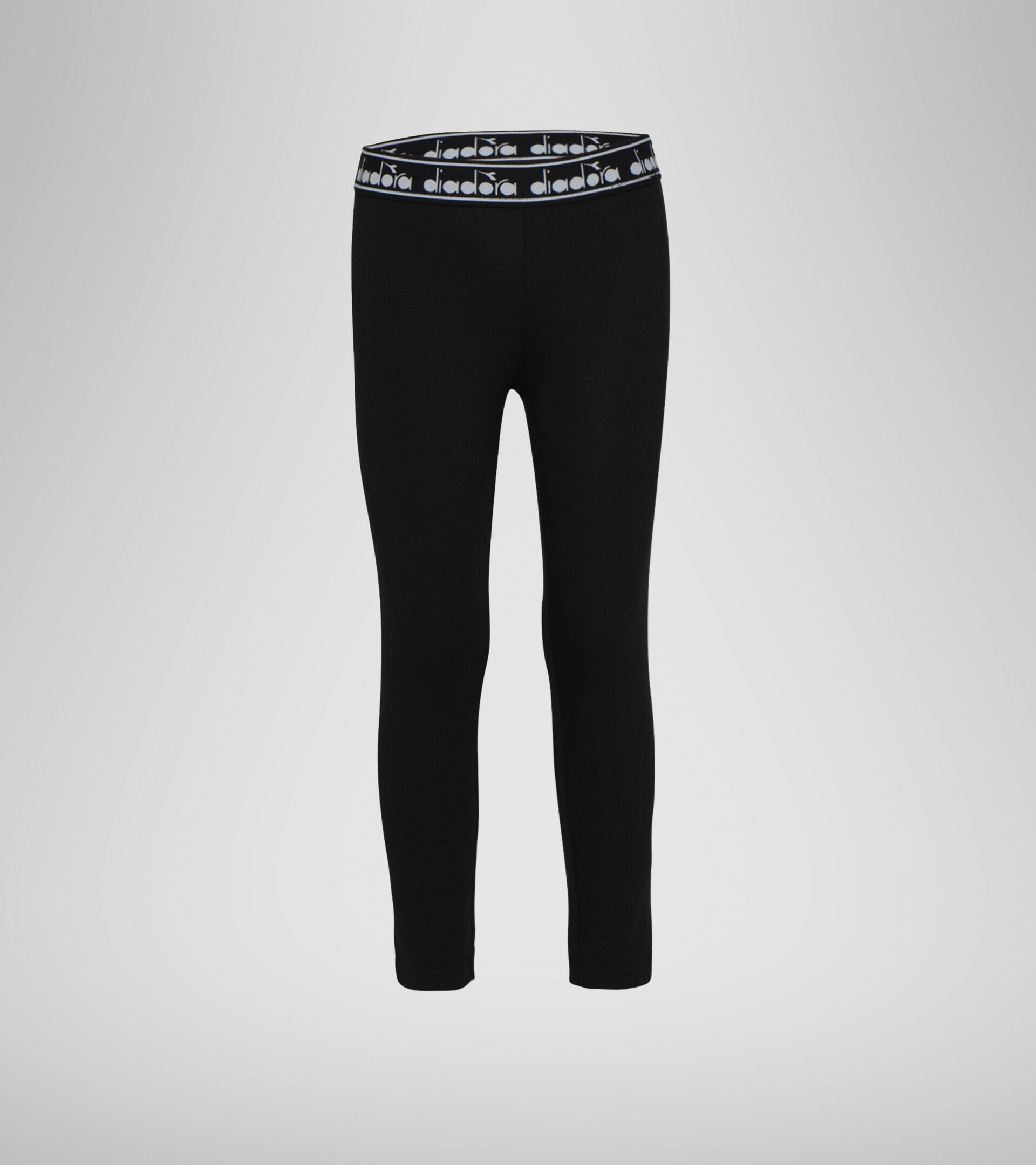 Apparel Sport BAMBINO JG. LEGGINGS LOGO MANIA NEGRO Diadora