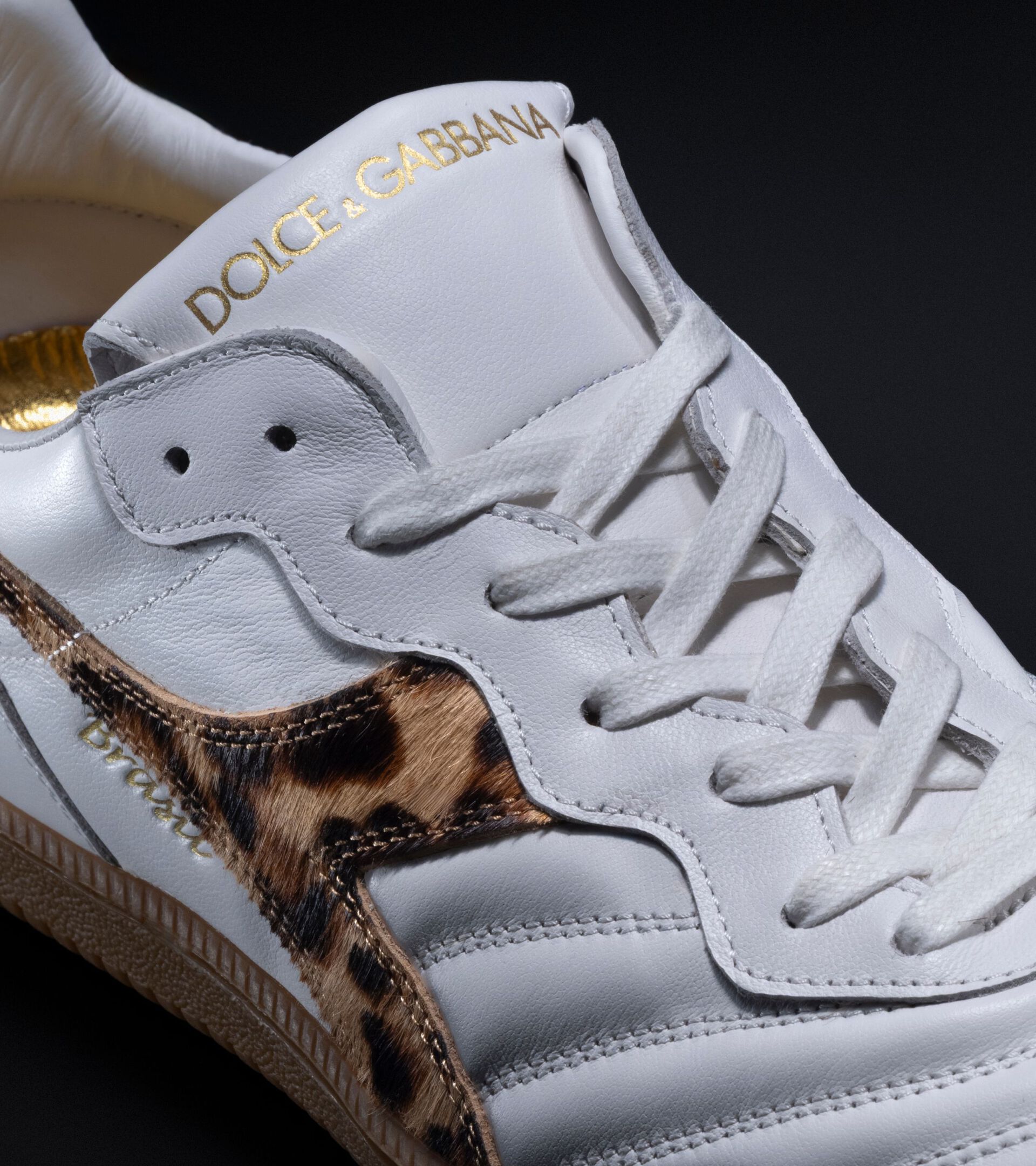Lifestyle sneaker - Dolce&Gabbana x Diadora - Made in Italy BRASIL INDOOR DOLCE&GABBANA WHITE - Diadora