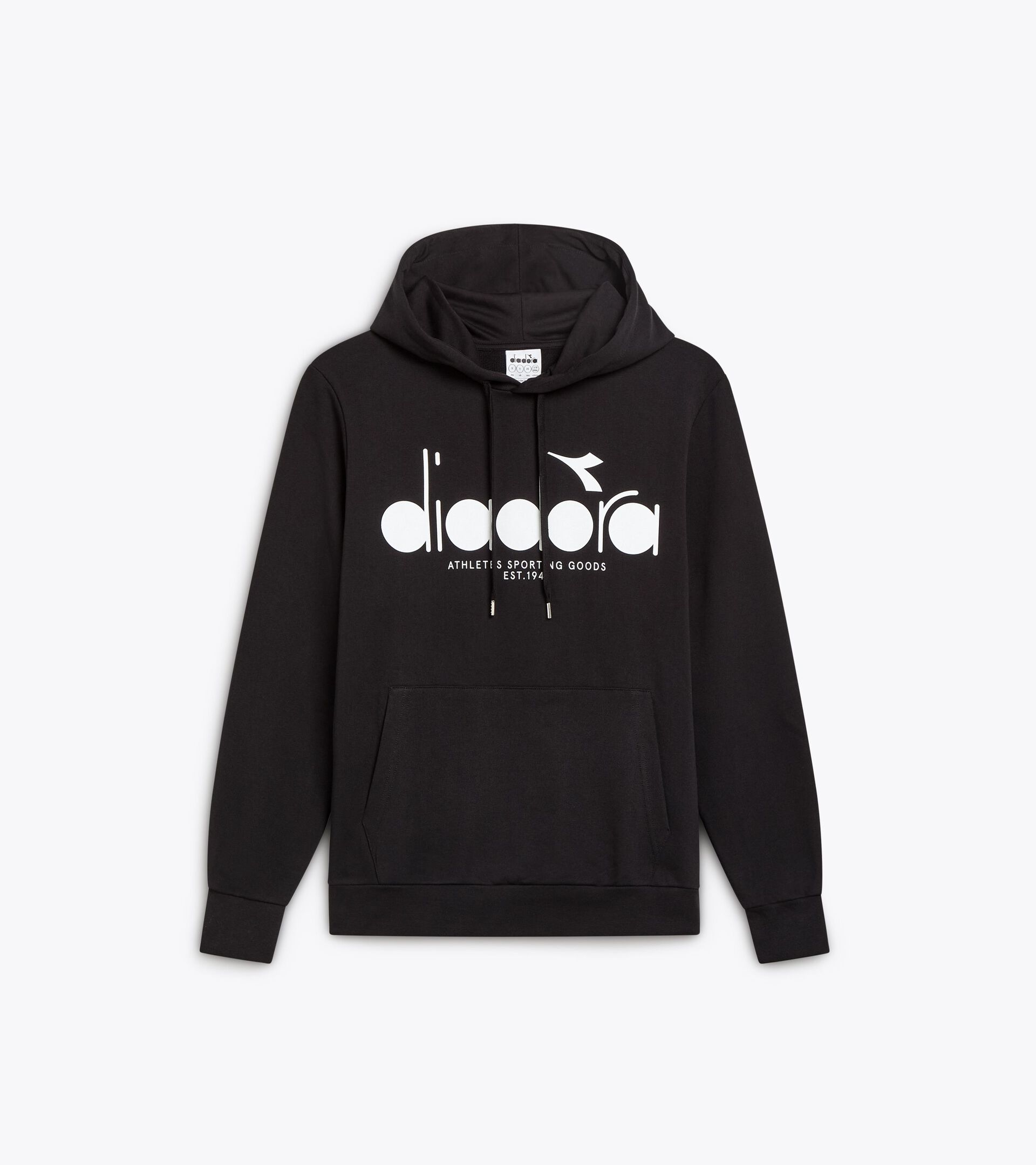 Color block hoodie - All-Gender HOODIE LOGO BLACK - Diadora