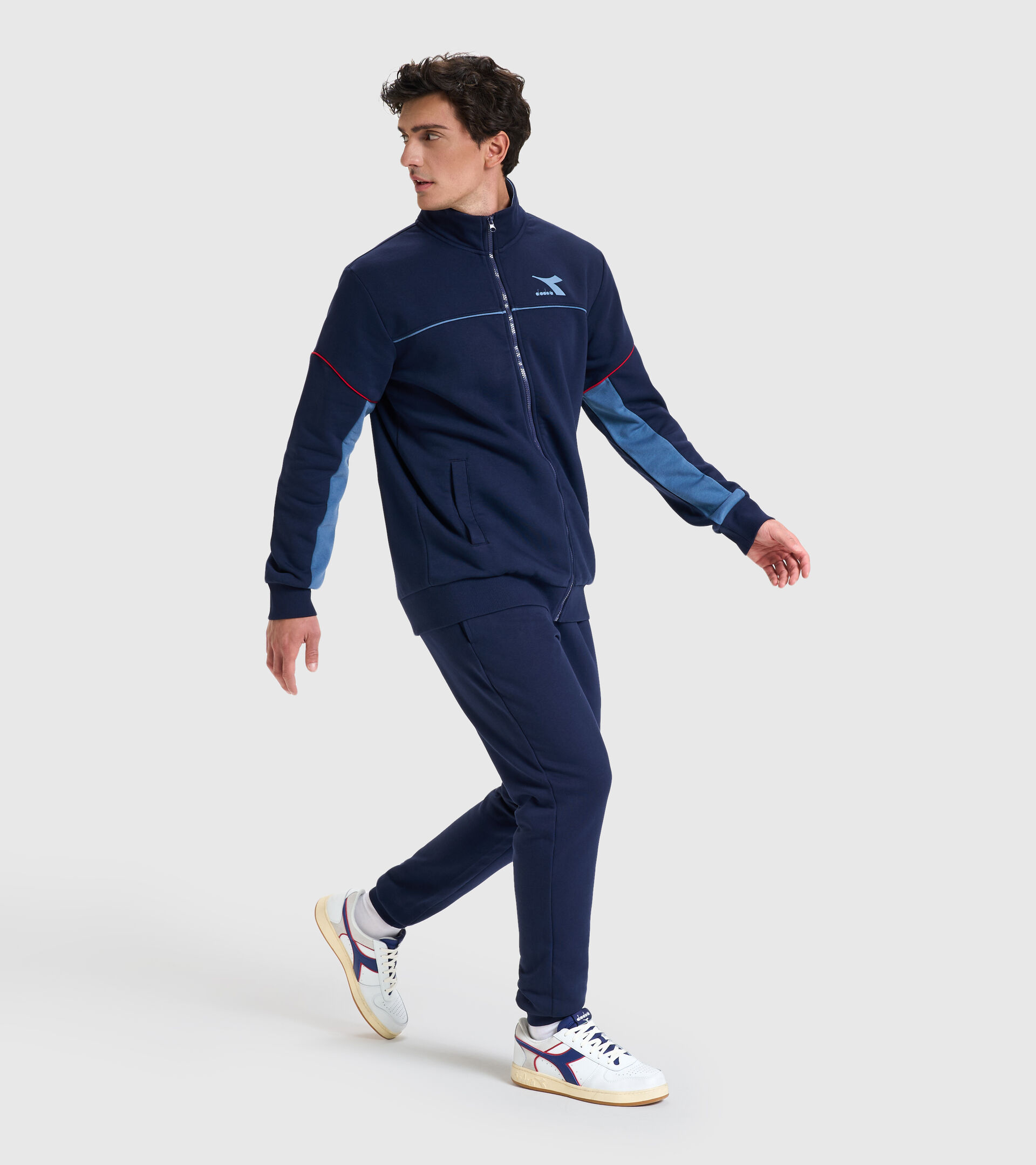 Tracksuit - Men TRACKSUIT FZ CORE CLASSIC NAVY - Diadora
