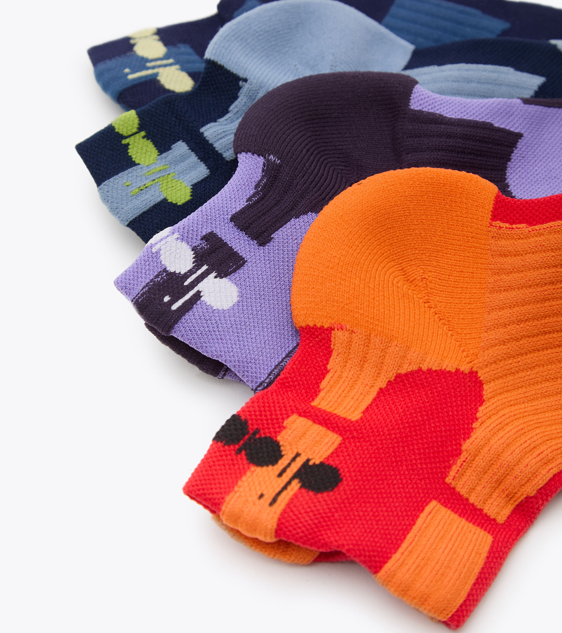 Unisex Running Socks CUSHION QUARTER SOCKS SALTIRE NAVY - Diadora