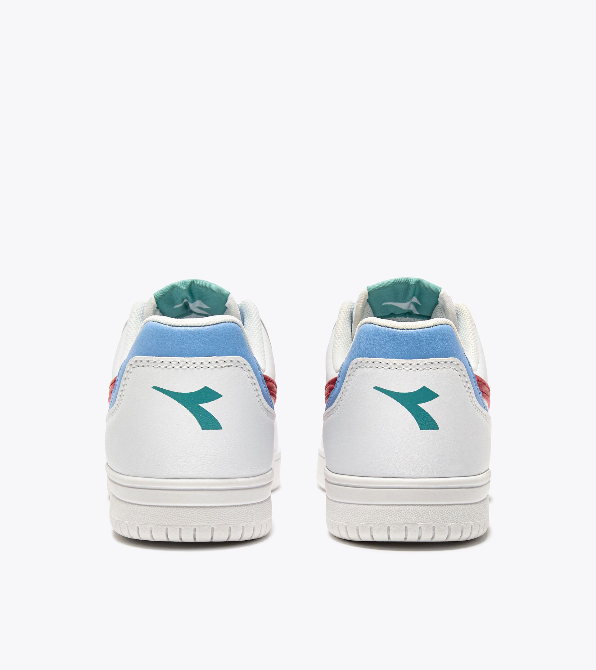 Chaussures de sport - 8-16 ans - Pour tous les genres  RAPTOR LOW STRIPE GS BLC/RG SALSA/DIADEME BLEU - Diadora
