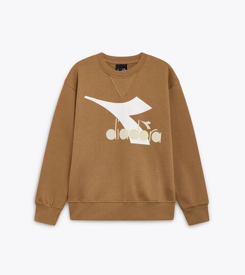 Crewneck sweatshirt - Boy JB.SWEATSHIRT CREW LOGO FIR CAMEL (25107) - Diadora