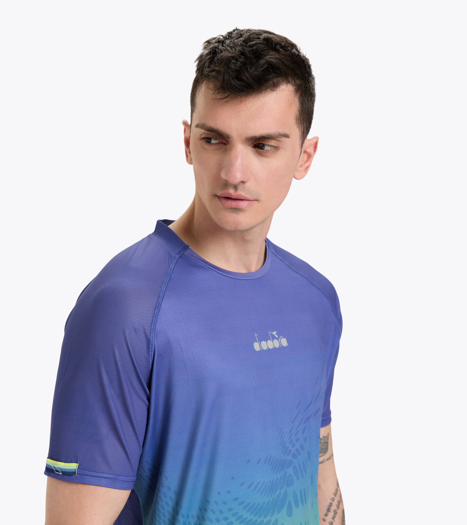 T-shirt de running très léger - Homme SUPER LIGHT SS T-SHIRT BE ONE WATERY MURRINA - Diadora