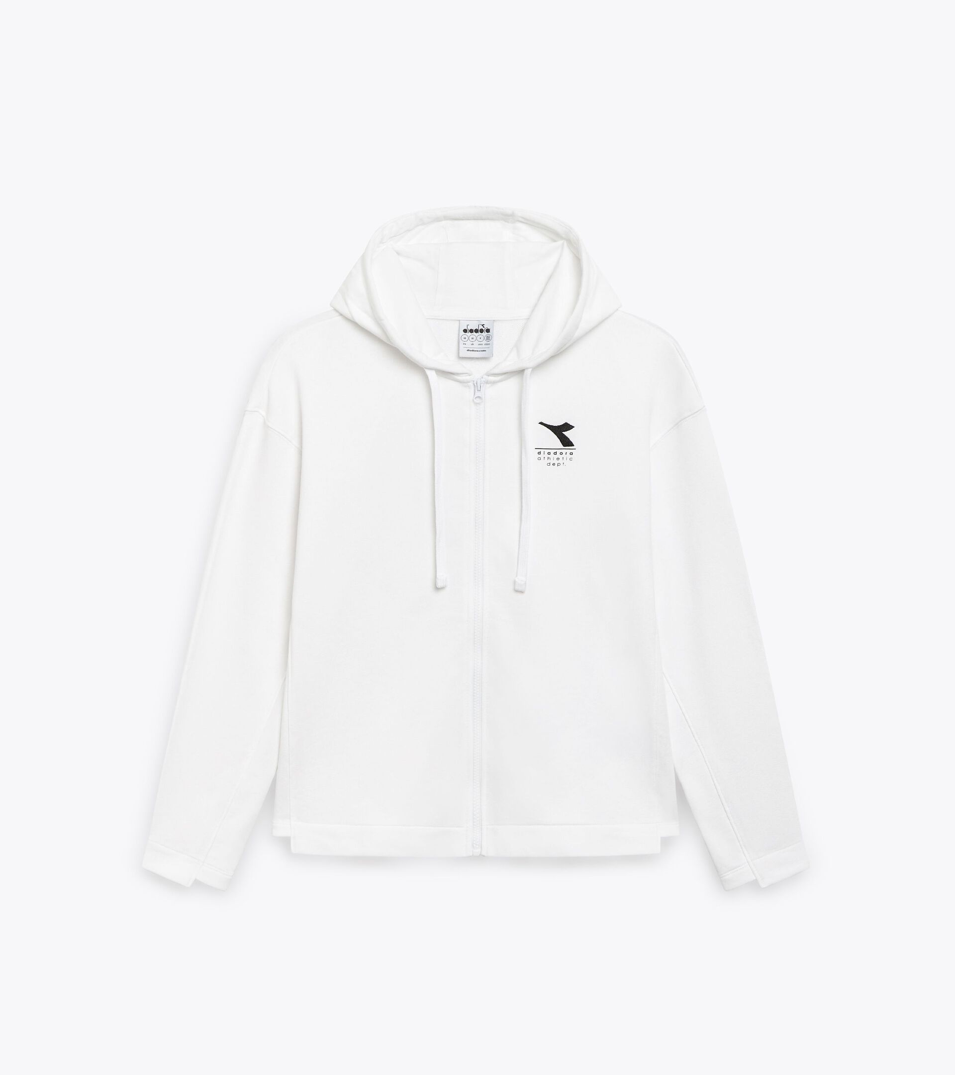 Zipped hoodie - Women’s L. FZ ESSENTIAL SPORT OPTICAL WHITE - Diadora