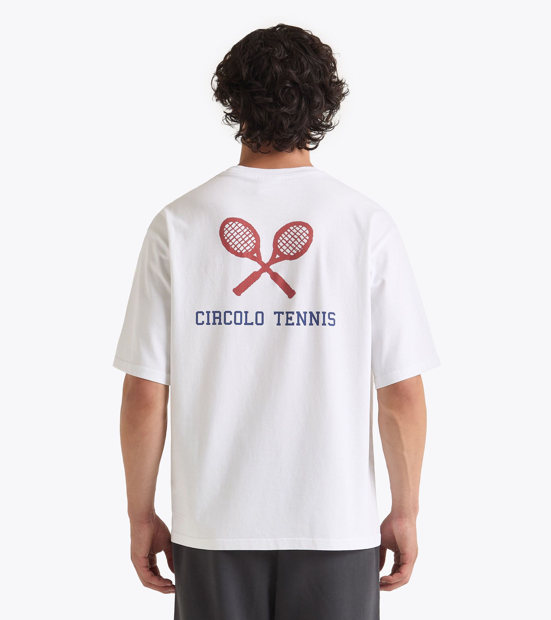 Camiseta Legacy con estampado de archivo - Para todos los géneros T-SHIRT SS LEGACY II BLANCO VIVO - Diadora