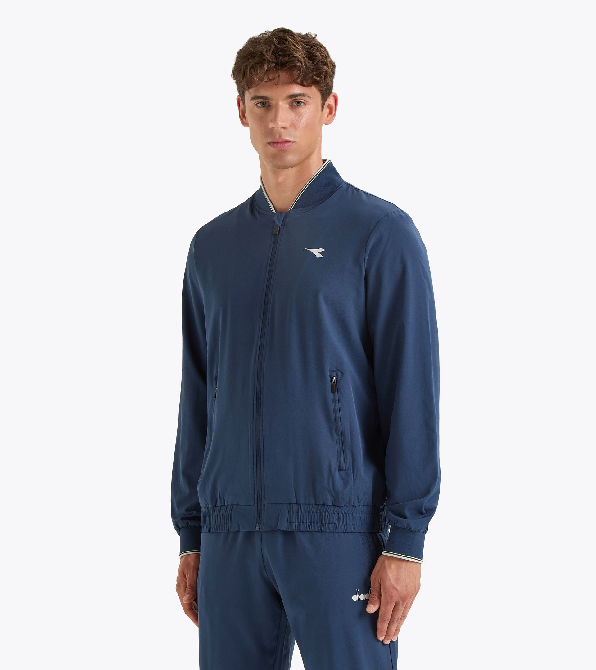 Sports jacket - Tennis - Men’s FZ JACKET ICON PAGEANT BLUE - Diadora