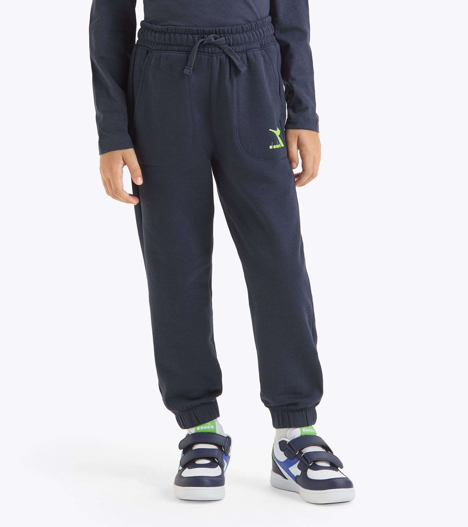 Sporthose - Jungen JB. PANTS CUFF NEON MARINEBLAU - Diadora