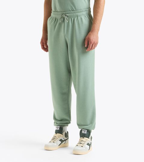 Jogger pants - Gender Neutral PANT ATHL. LOGO ICEBERG GREEN - Diadora