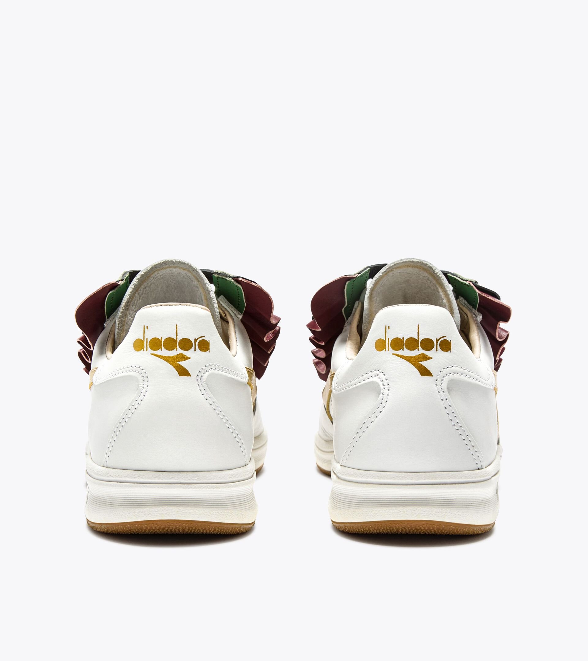 Sneakers Heritage en cuir - Femme B.ELITE ROUGE WN MULTICOLOR - Diadora