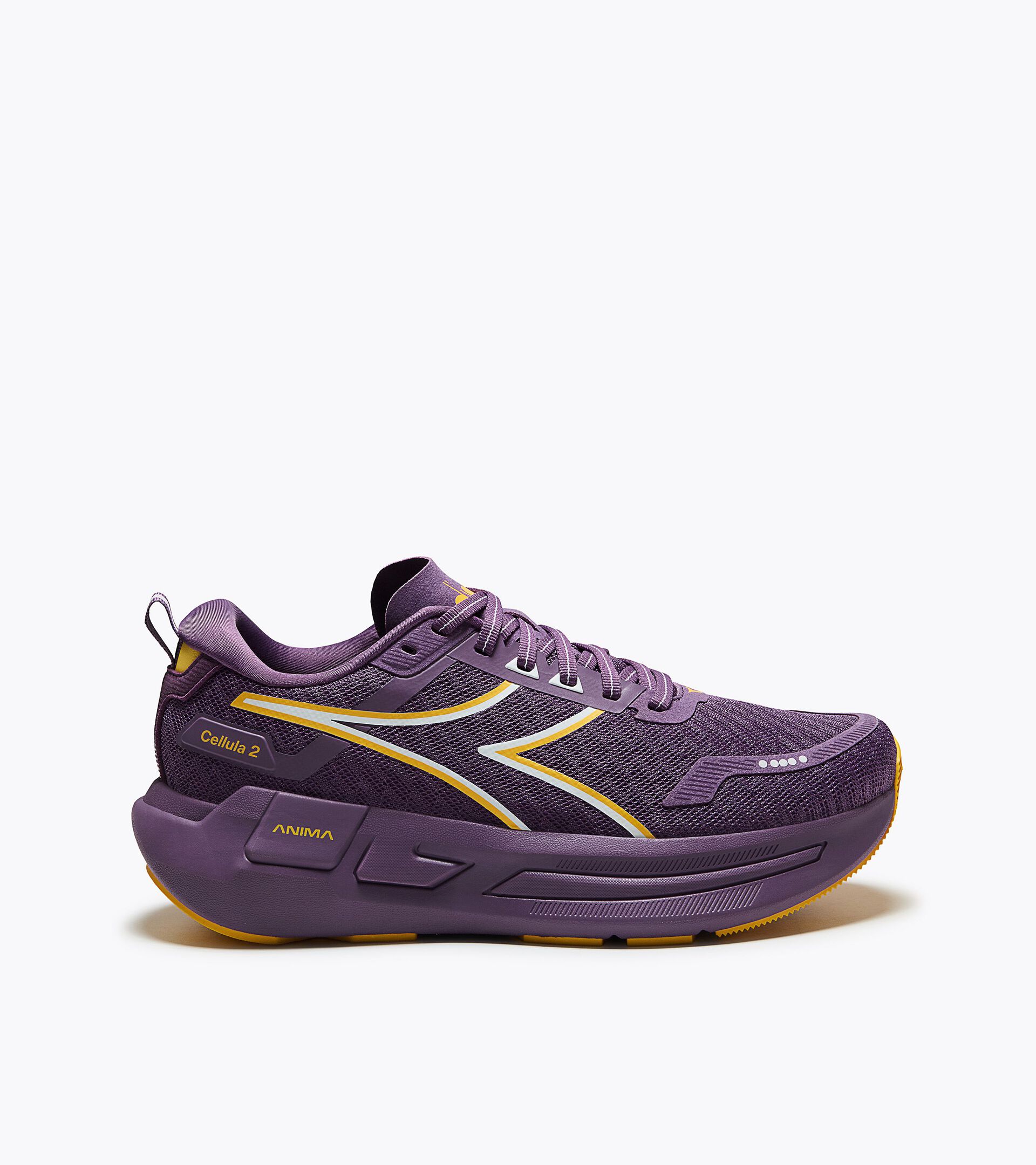 Chaussures de running neutres - Confort et stabilit&eacute; - Femme CELLULA  2 W VLA COMP D'UVA /NARCISO - Diadora