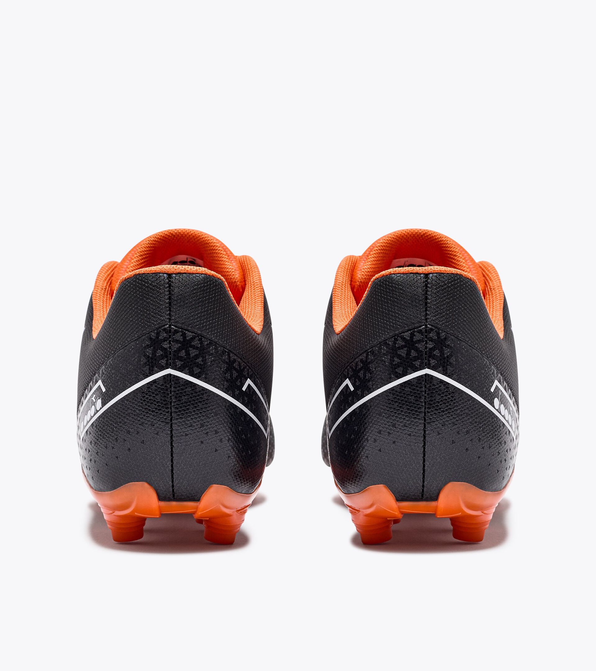 Calcio boots for firm grounds - Men PICHICHI 6 MG14 BLACK/WHITE/ORANGE - Diadora
