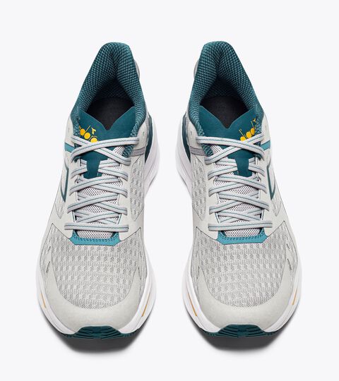 Running shoe - Comfort and stability - Men's CELLULA SILVER/MEDITERRANEA - Diadora