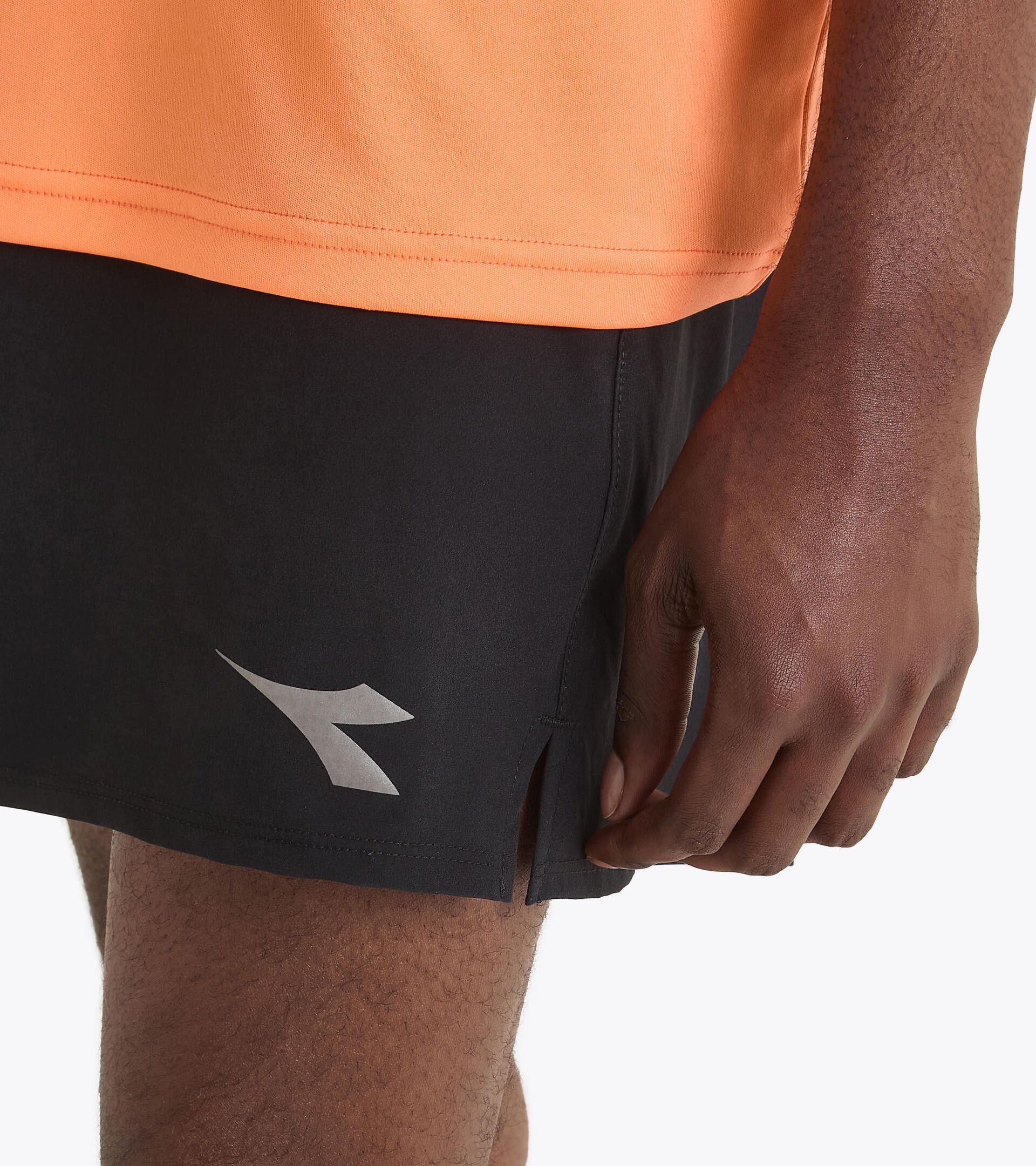 5’’ running shorts - Men’s SHORTS RUN 5 BLACK - Diadora
