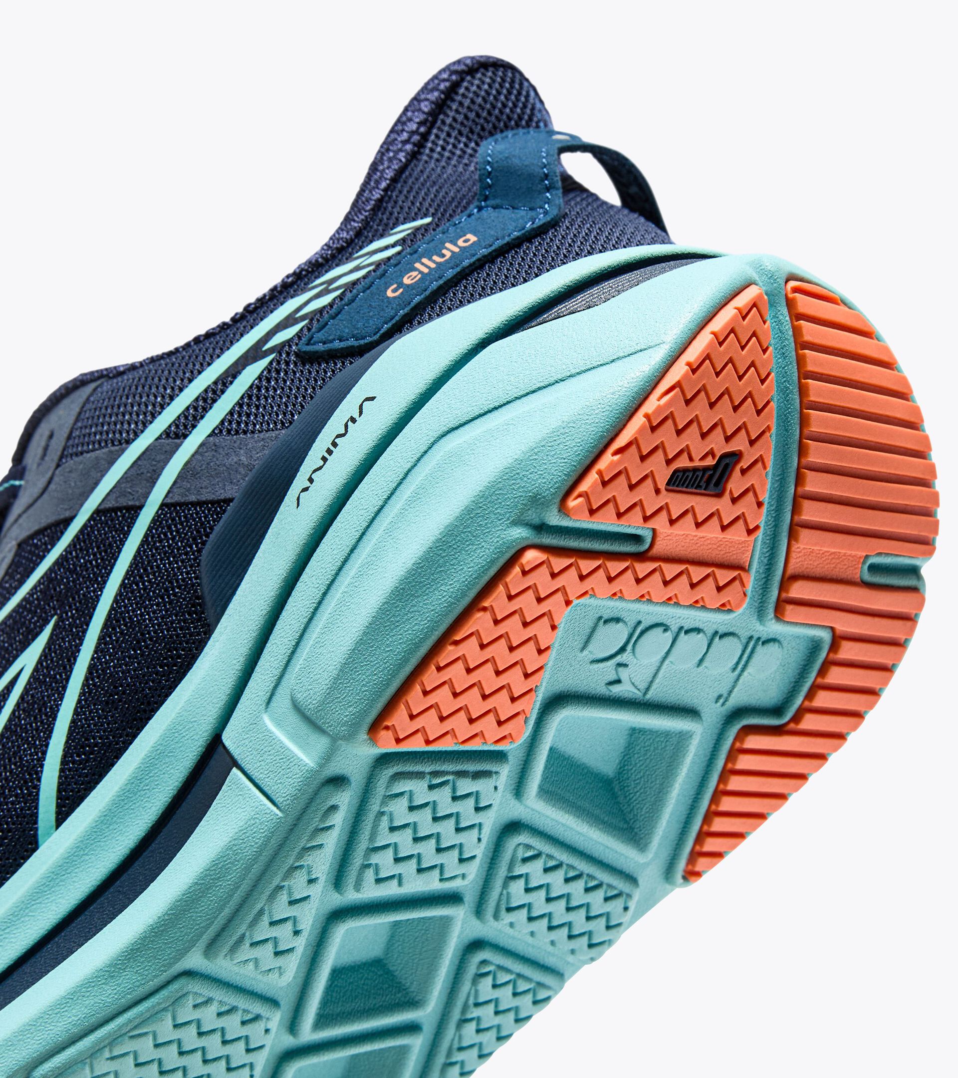 Scarpa da running - Comfort e stabilità - Uomo CELLULA BLU CORSARO/AZZURRO VERDASTRO - Diadora