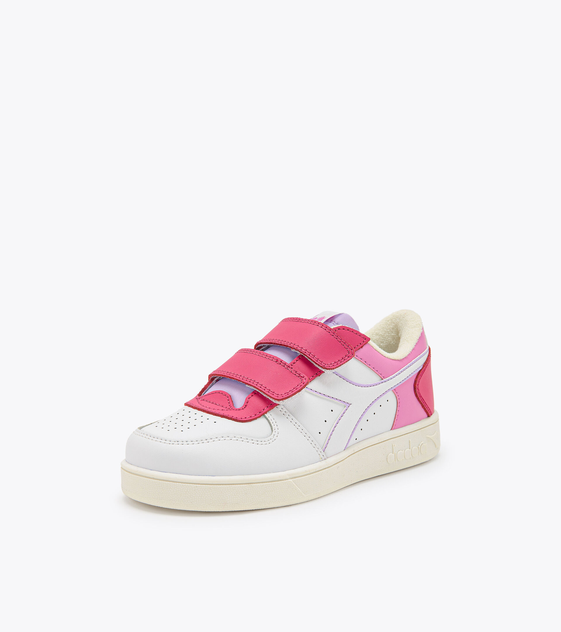 Sports shoes - Kids 4-8 years MAGIC BASKET LOW PS PINK YARROW/WHITE - Diadora