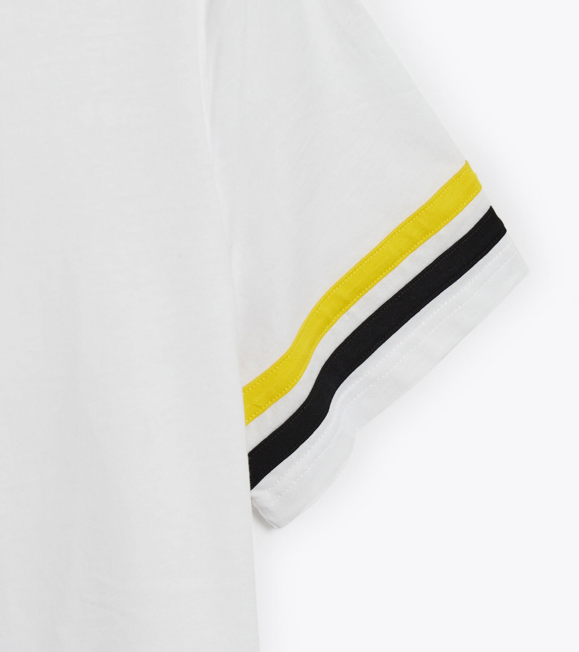 Cotton t-shirt - Men T-SHIRT SS SLAM OPTICAL WHITE - Diadora