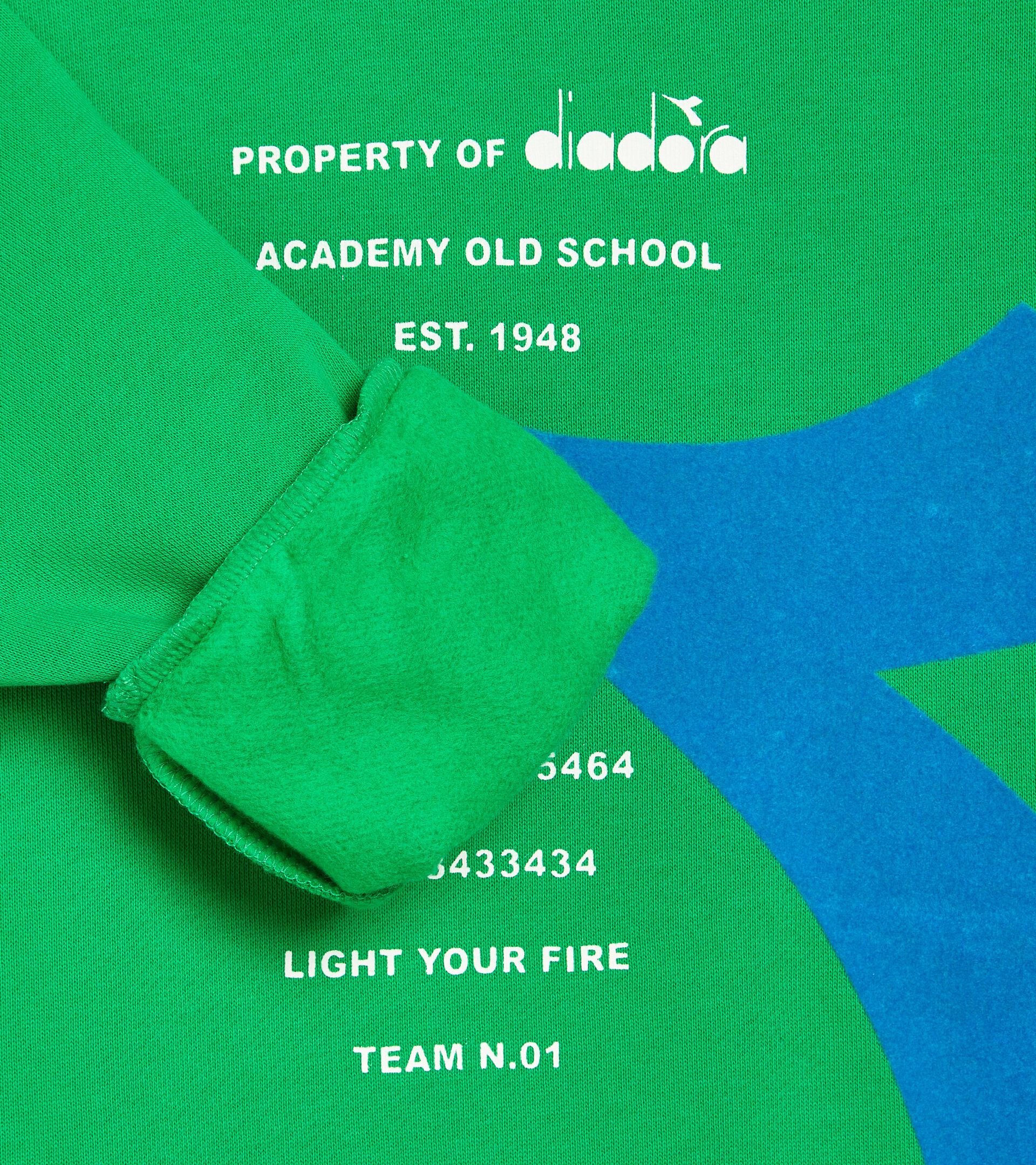 Sudadera de cuello redondo - Niño/Adolescente JB. SWEATSHIRT CREW FREGIO VERDE VENENO - Diadora