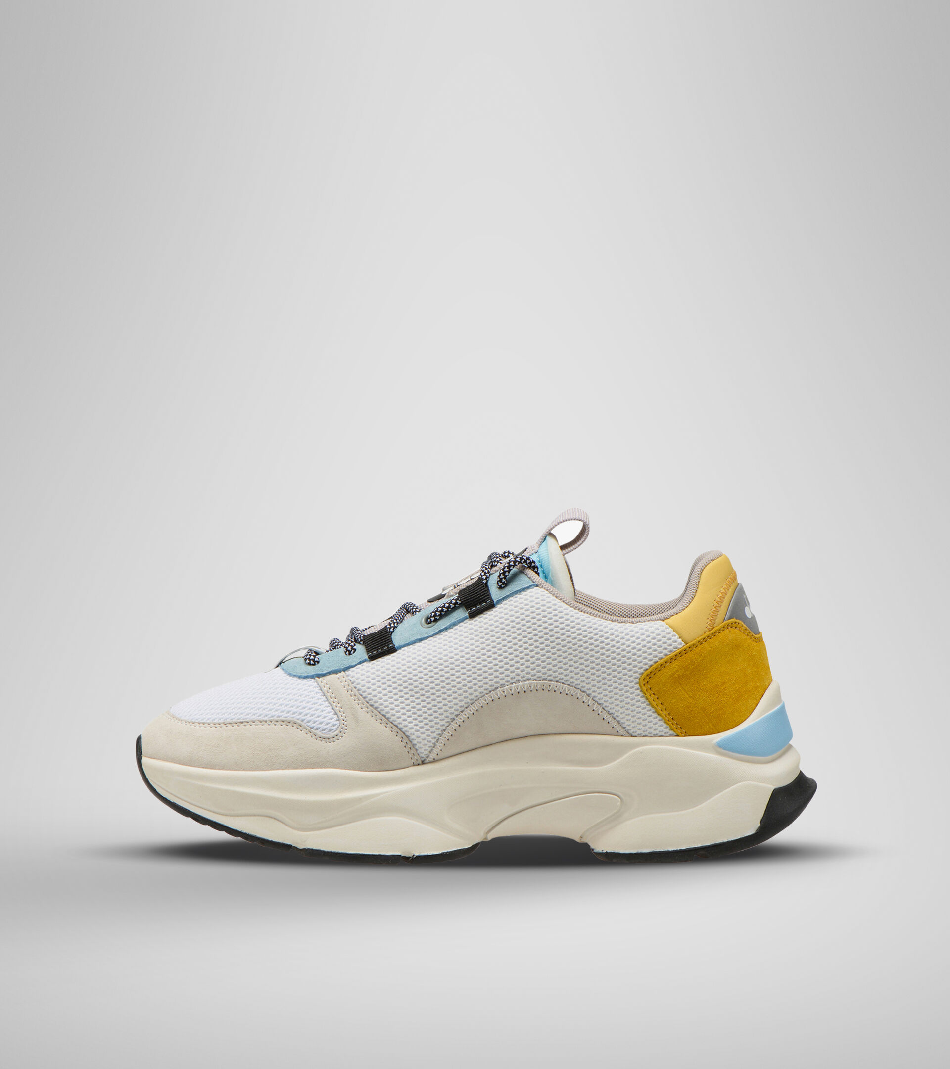 Sports shoe - Unisex TERRENA NYLON WHITE/YELLOW MET - Diadora
