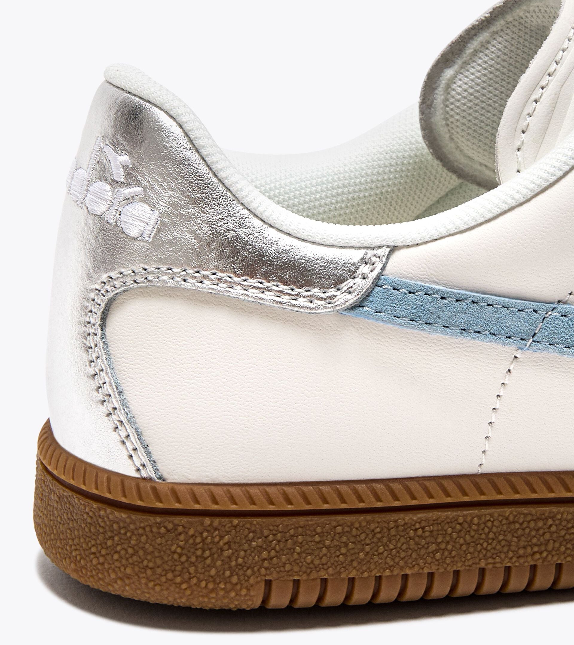 Sneaker aus Leder - alle Geschlechter TRAINER METAL WIESS/HELLBLAU - Diadora