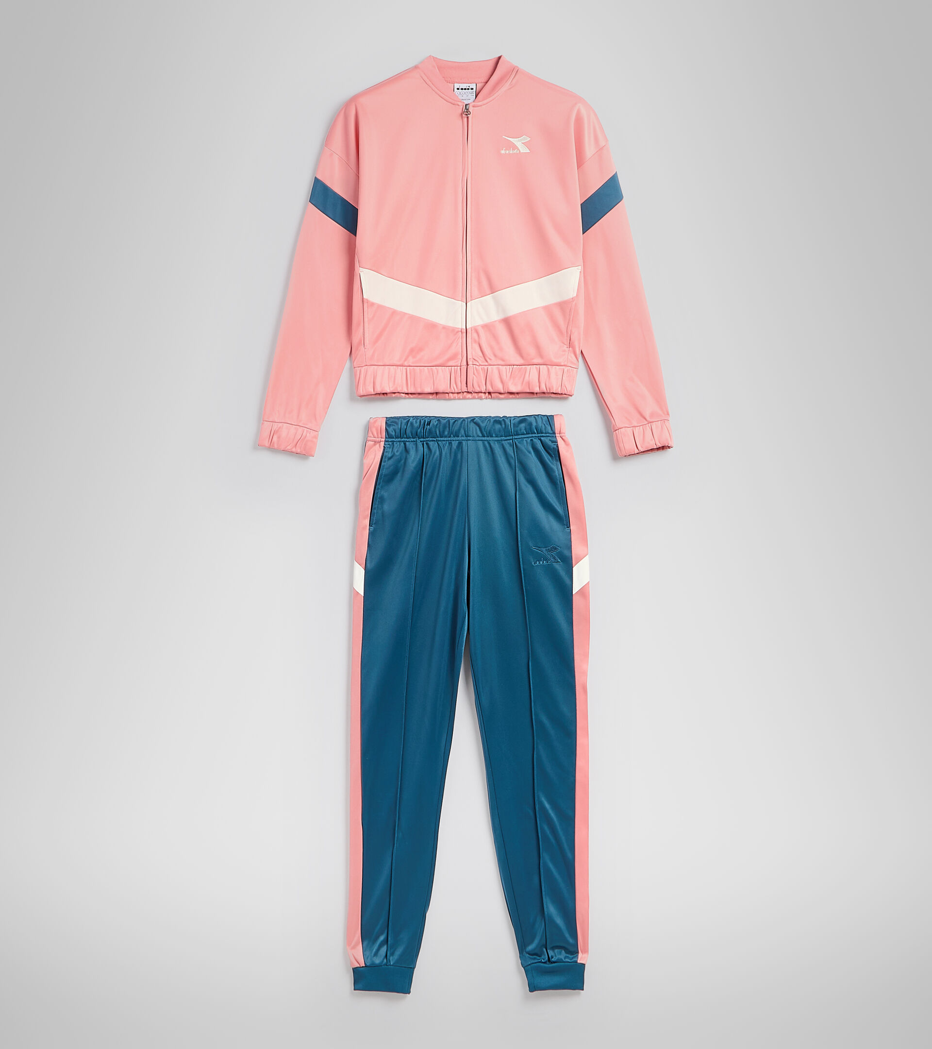 Tracksuit - Women L.TRACKSUIT FZ CHROMIA LOBSTER BISQUE - Diadora