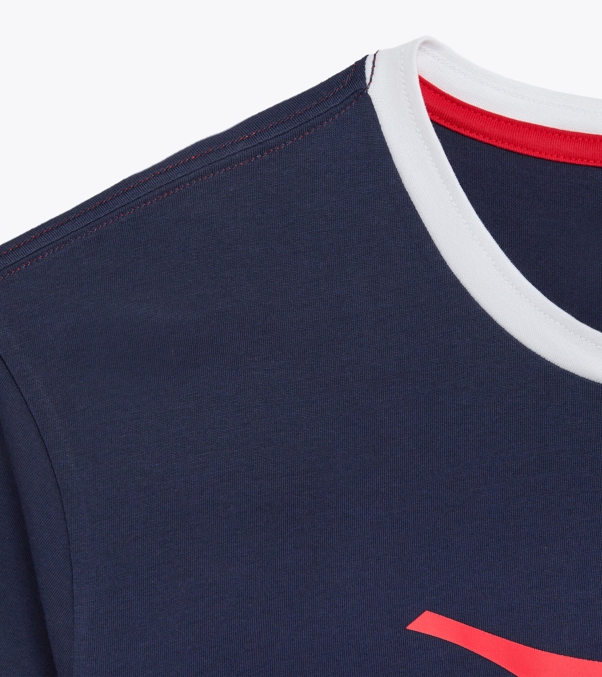 Cotton t-shirt - Men T-SHIRT SS SLAM CLASSIC NAVY - Diadora