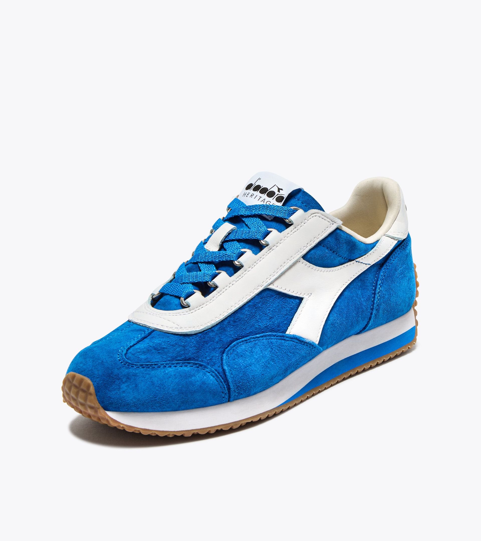 Sneaker Heritage in pelle profilo basso - Per ogni genere EQUIPE '75 SW BLU MICRO - Diadora