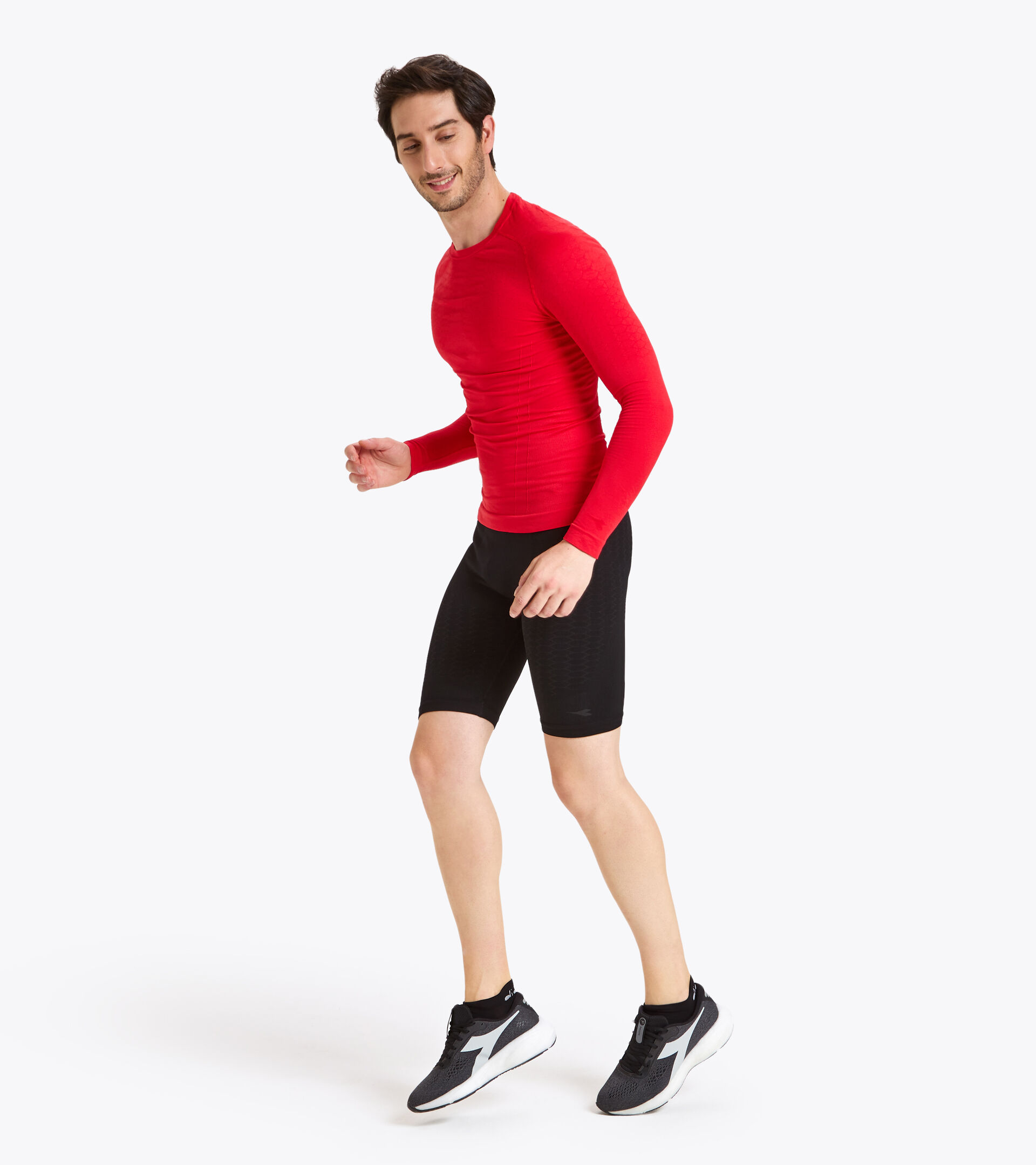 Long-sleeved training t-shirt - Men LS T-SHIRT ACT LYCHEE - Diadora