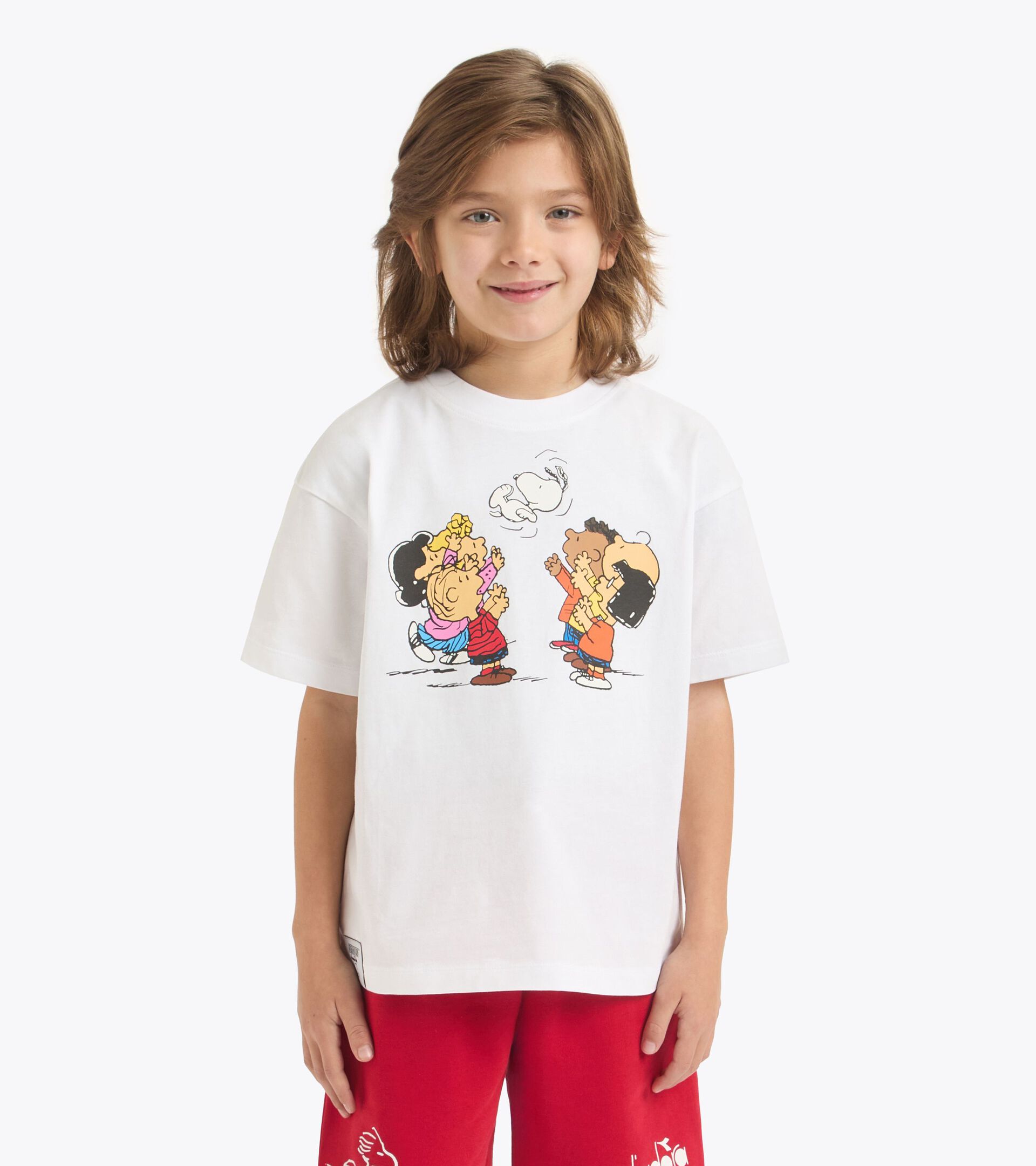 Peanuts t-shirt - Kids 
 JB. T-SHIRT SS PEANUTS OPTICAL WHITE/BLACK - Diadora
