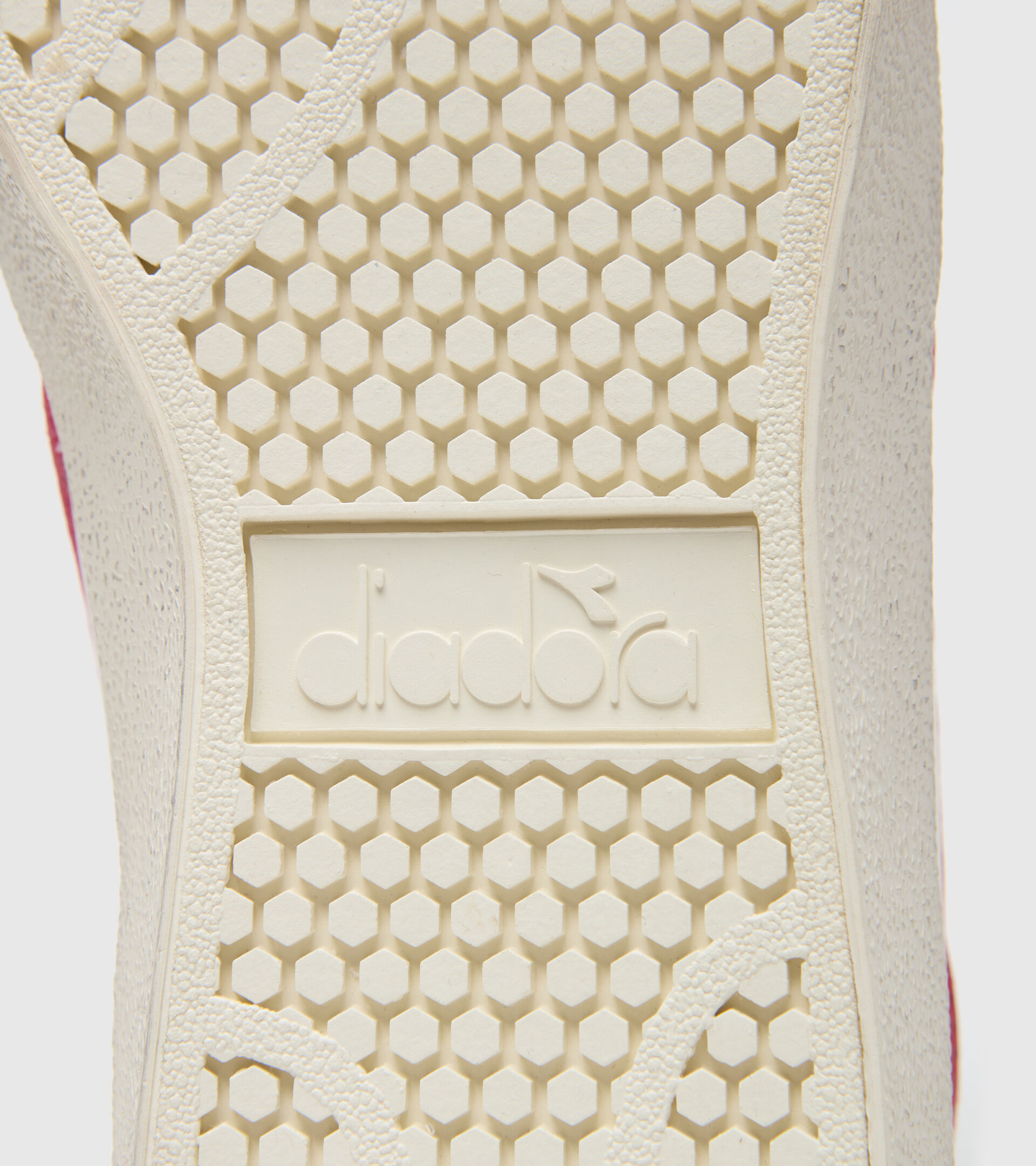 Zapatilla deportiva - Unisex MELODY LEATHER DIRTY BIANCO/ROSSO TANGO - Diadora