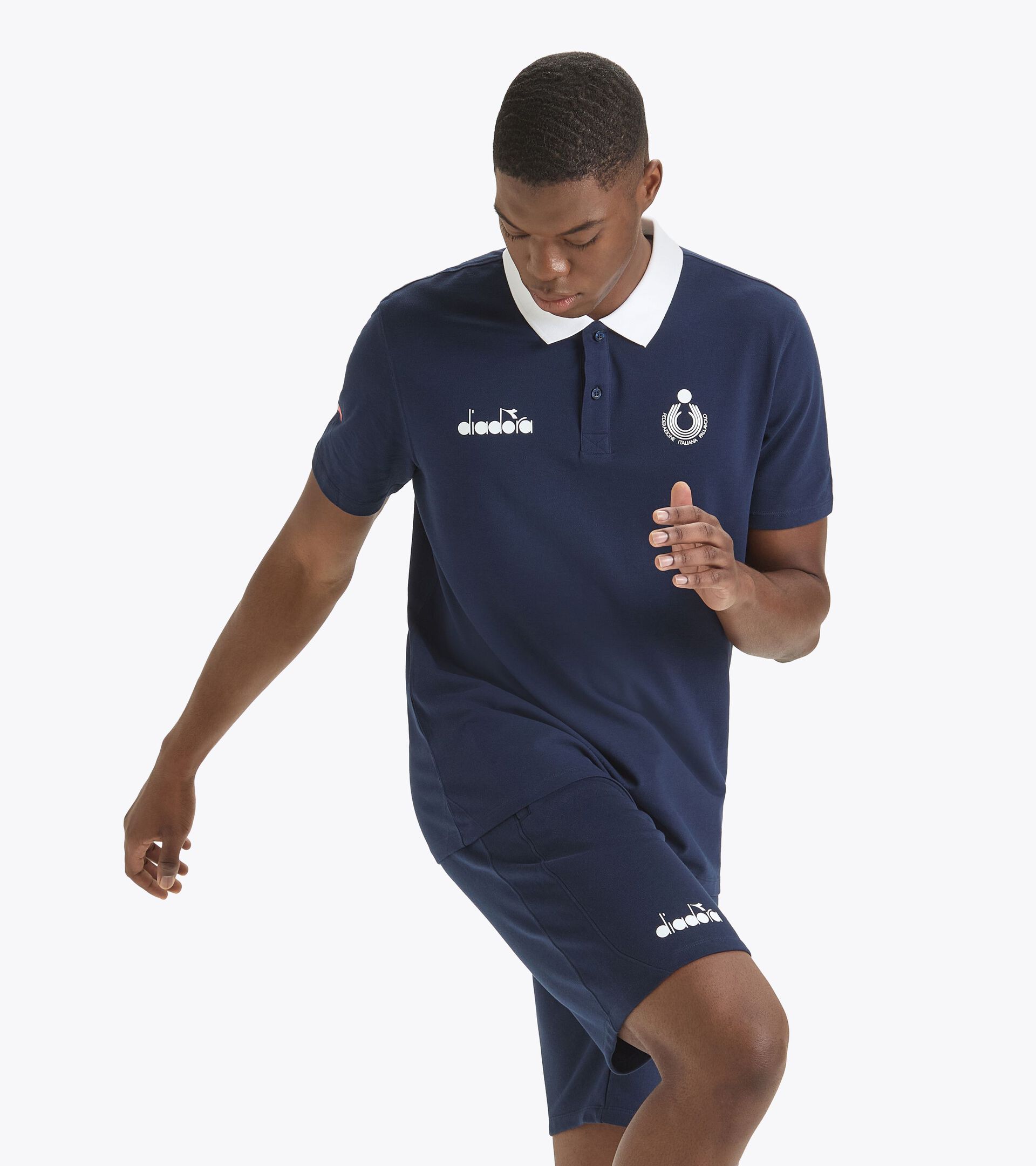 Polo de représentation - Équipe Nationale de Beach Volley POLO RAPPRESENTANZA BV24 ITALIA BLEU CABAN - Diadora