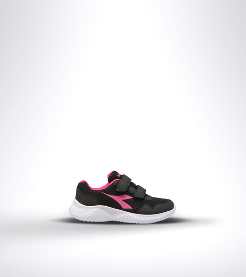 Zapatillas de running - Unisex Niños ROBIN 2 JR V NERO/ROSA MAGENTA - Diadora