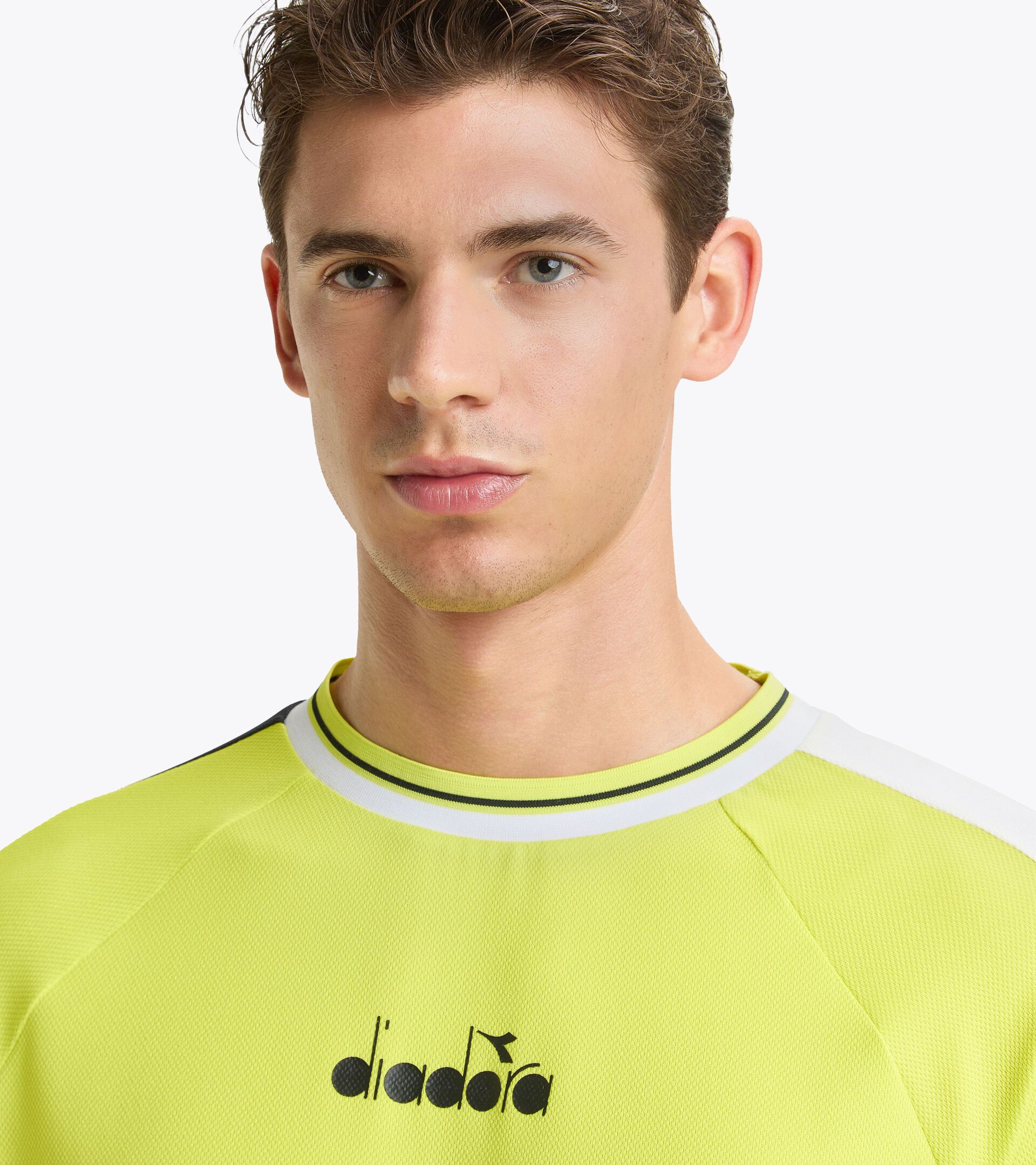 T-shirt da tennis - Uomo SS T-SHIRT ICON GIALLO ENOTERA - Diadora