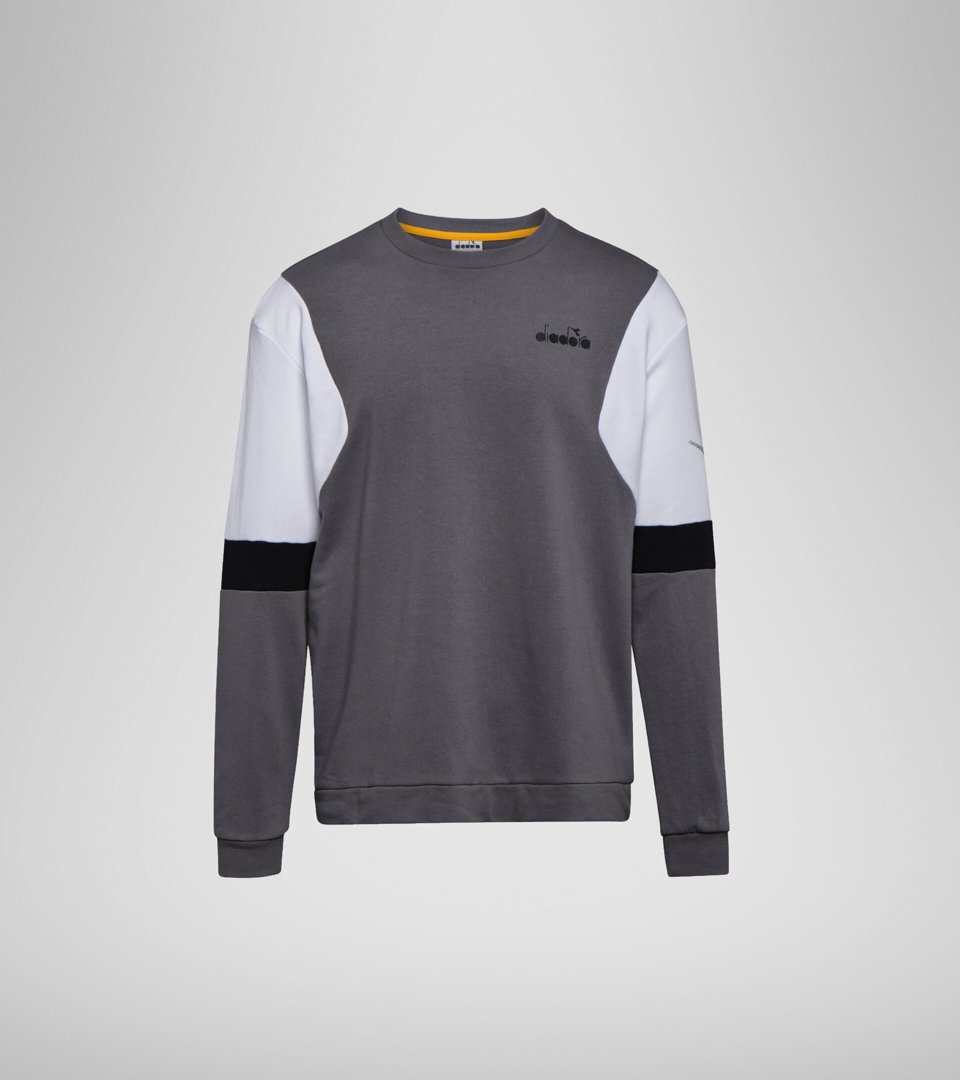Crew-neck sweatshirt - Men SWEATSHIRT CREW DIADORA CLUB STORM GRAY (75069) - Diadora