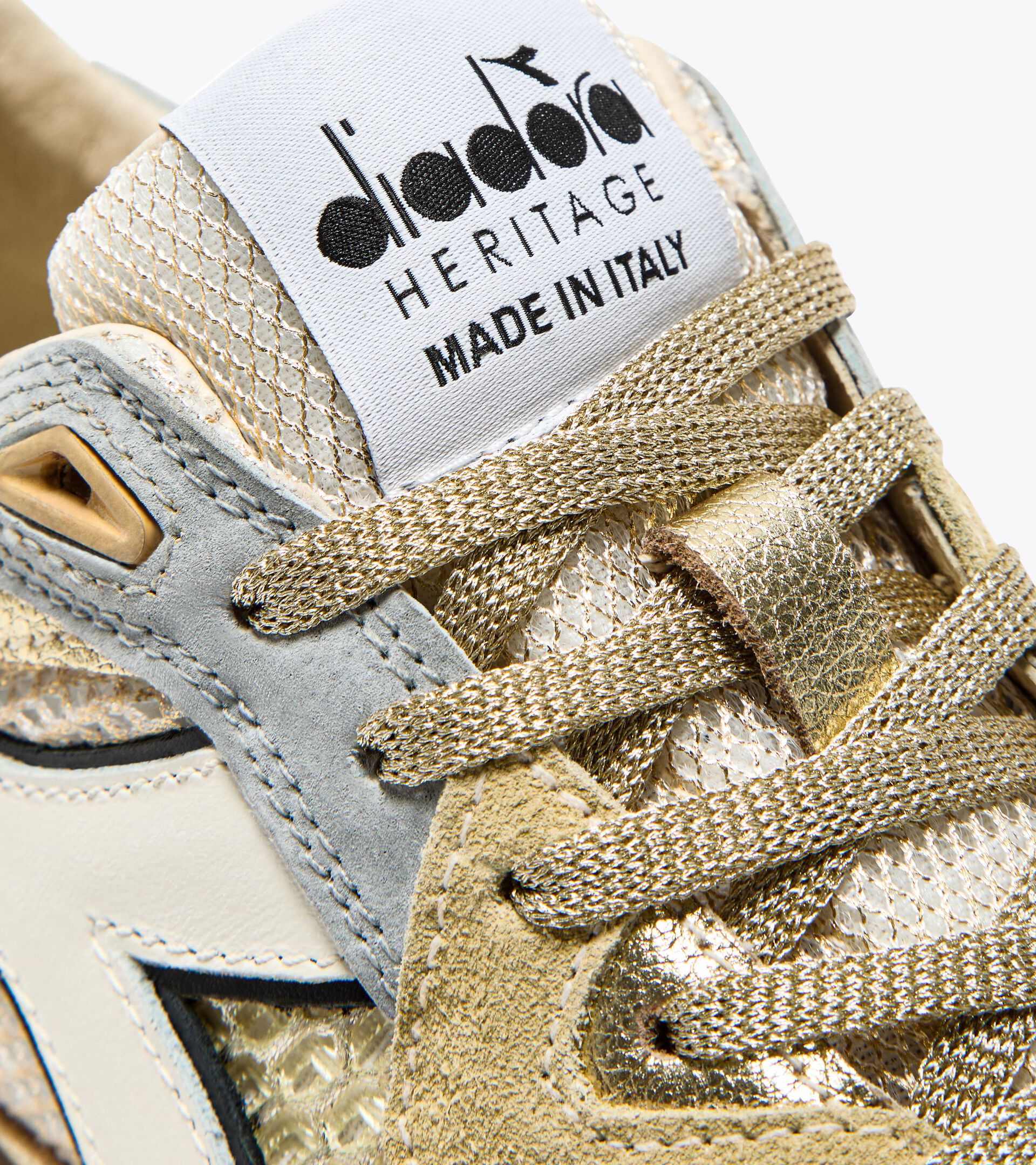 Heritage leather sneaker - Made In Italy - Women’s EQUIPE REVENGE WN PALE GOLD - Diadora