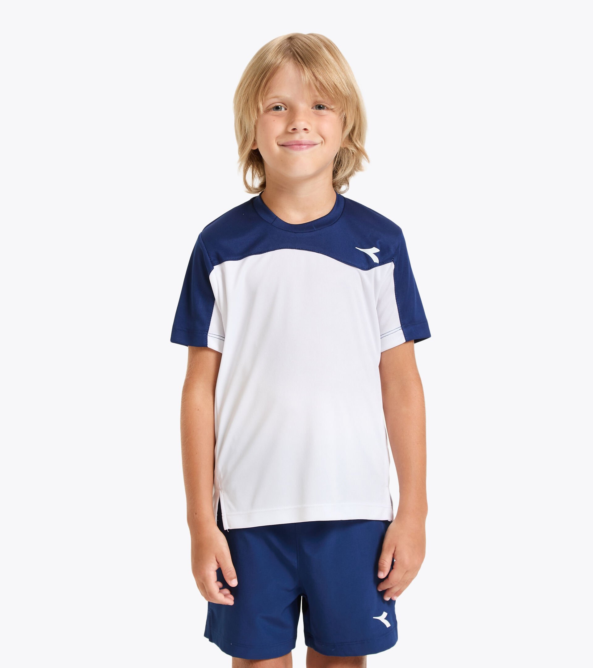 Tennis T-shirt - Junior J. T-SHIRT TEAM SALTIRE NAVY - Diadora