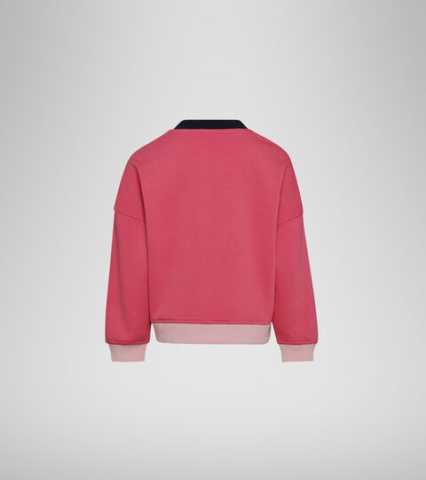 JG. SWEATSHIRT CREW LOGO MANIA, ROSE PEAU DE PECHE Sweat ras du cou - Filles JG. SWEATSHIRT CREW LOGO MANIA ROSE PEAU DE PECHE - Diadora