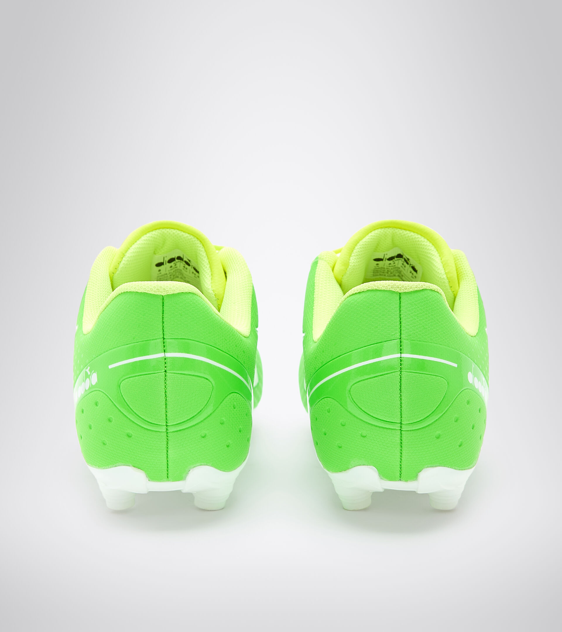 Botas de fútbol para superficies compactas - Hombre PICHICHI 5 MG14 VERDE FLUO/BLCO/AMARILLO FL DD - Diadora