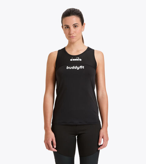 Apparel Sport DONNA L. SUPER LIGHT TANK BUDDYFIT NERO Diadora